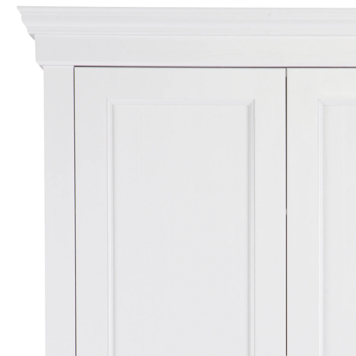 Kleiderschrank Isabel weißes Holz