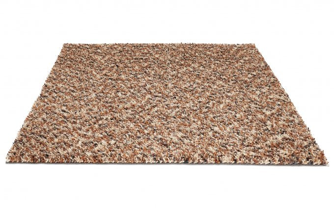 Dots beige-brown rug