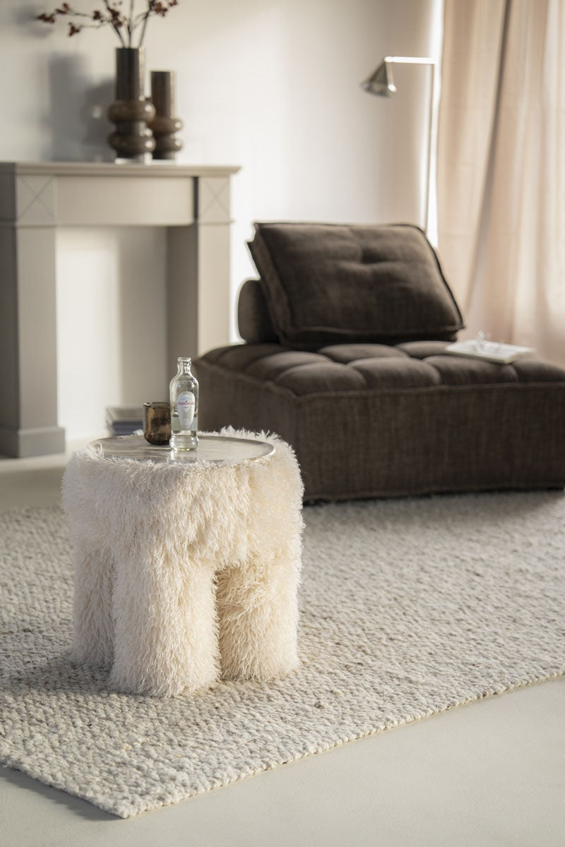 Hocker DOODLY beige