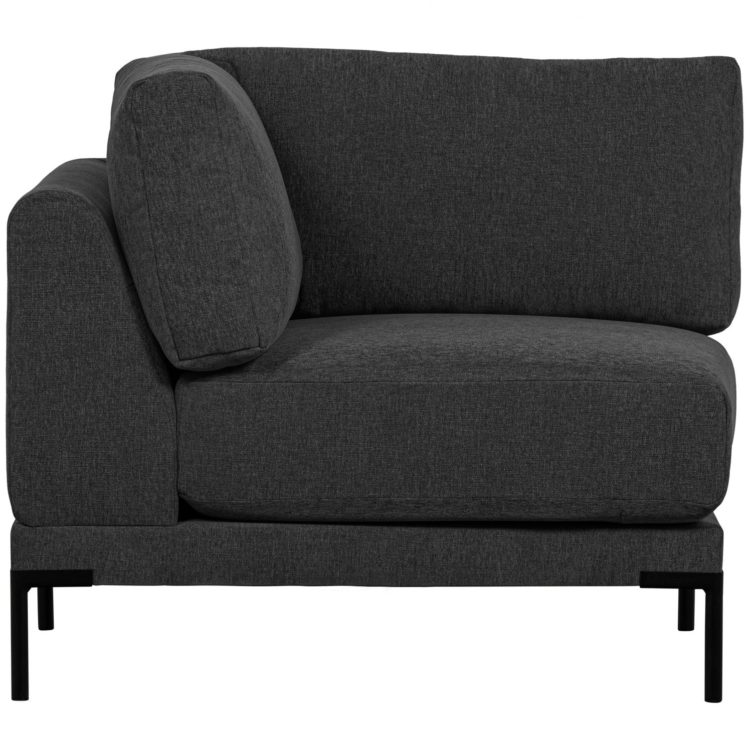 Sofa COUPLE - Eckmodul in Anthrazit