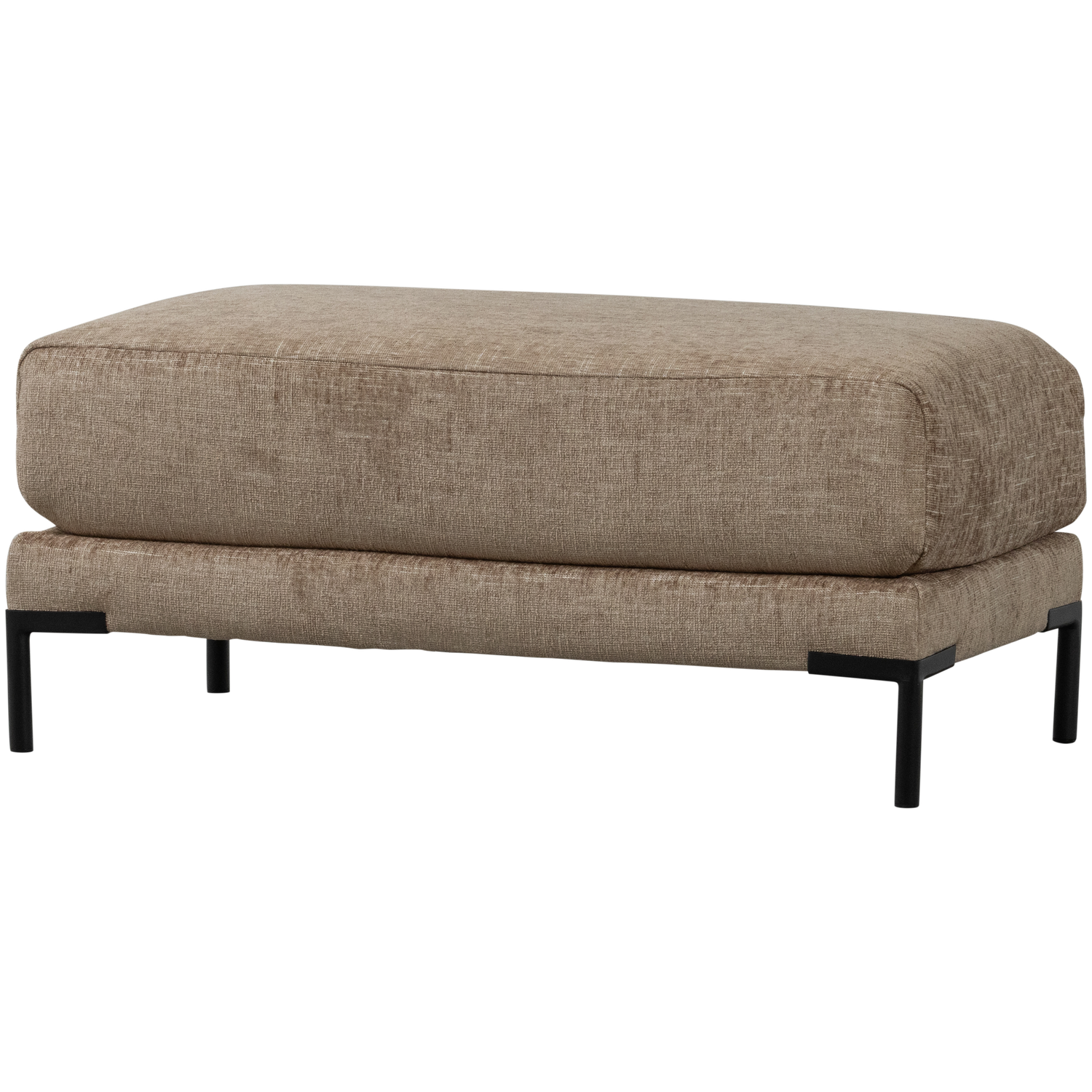 Couple Pouf Brown Melange