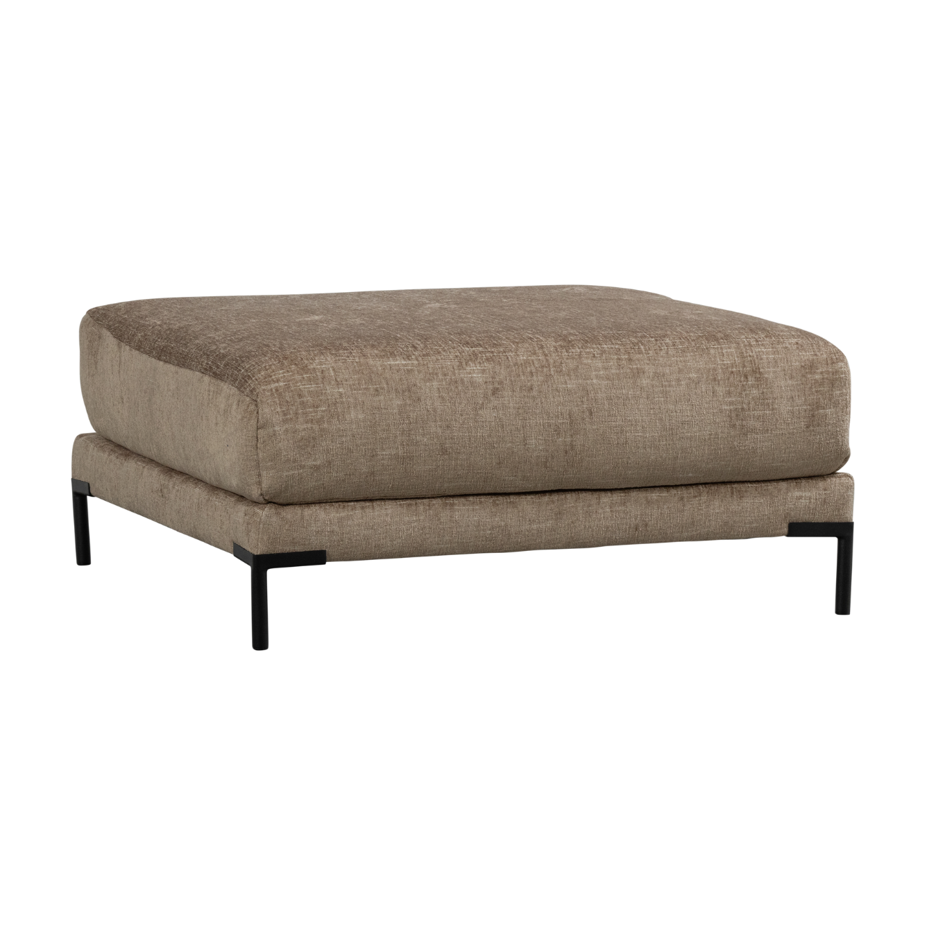 Couple Pouf Brown Melange