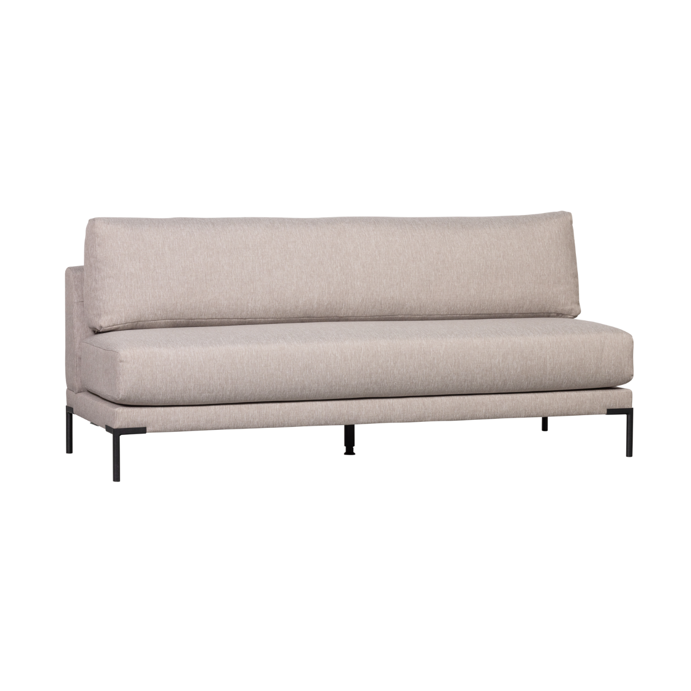 Couple Dining Bench Sofa - Beige Center Module