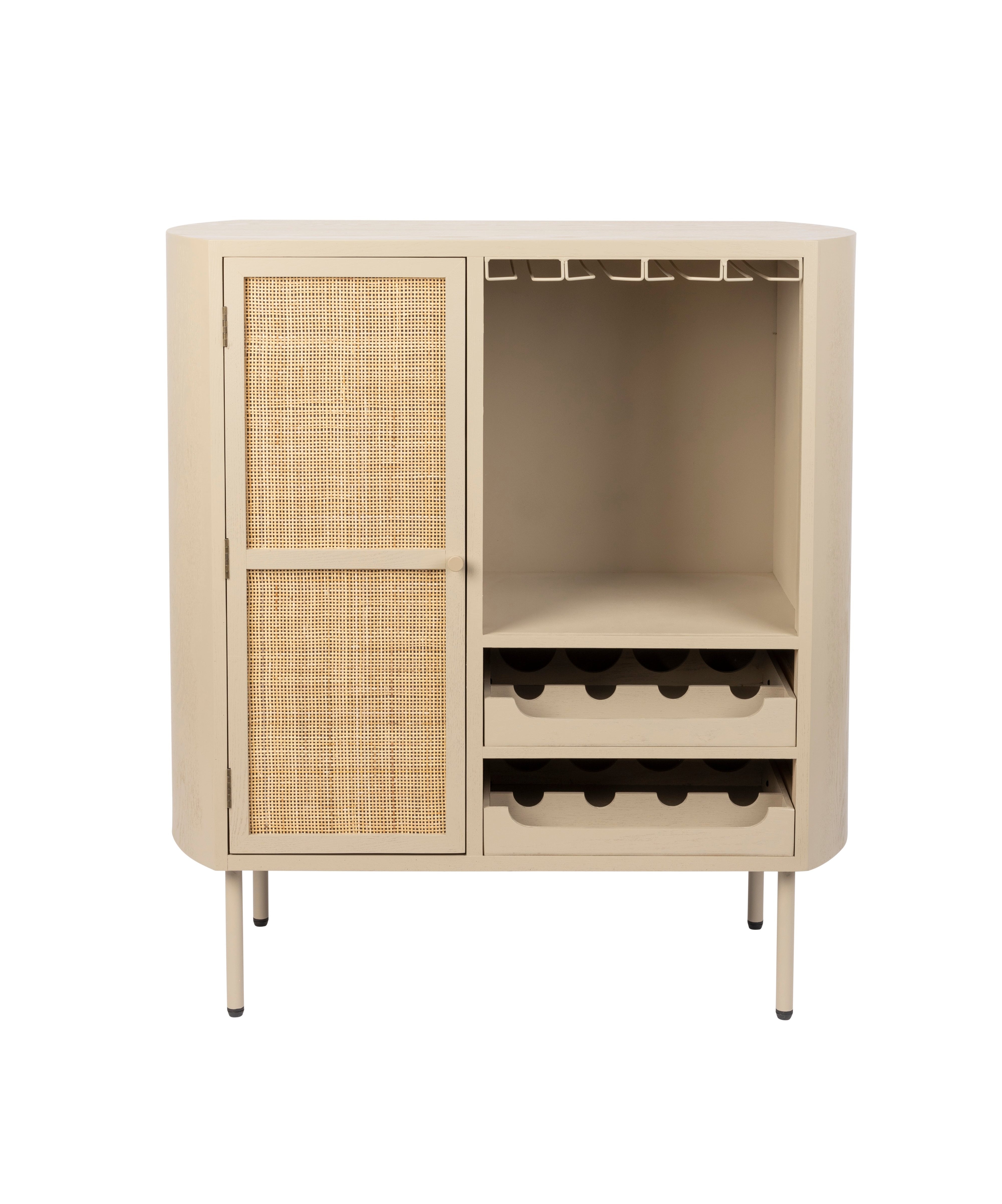 Wine Cabinet Amaya Low White Label Living    Eye on Design