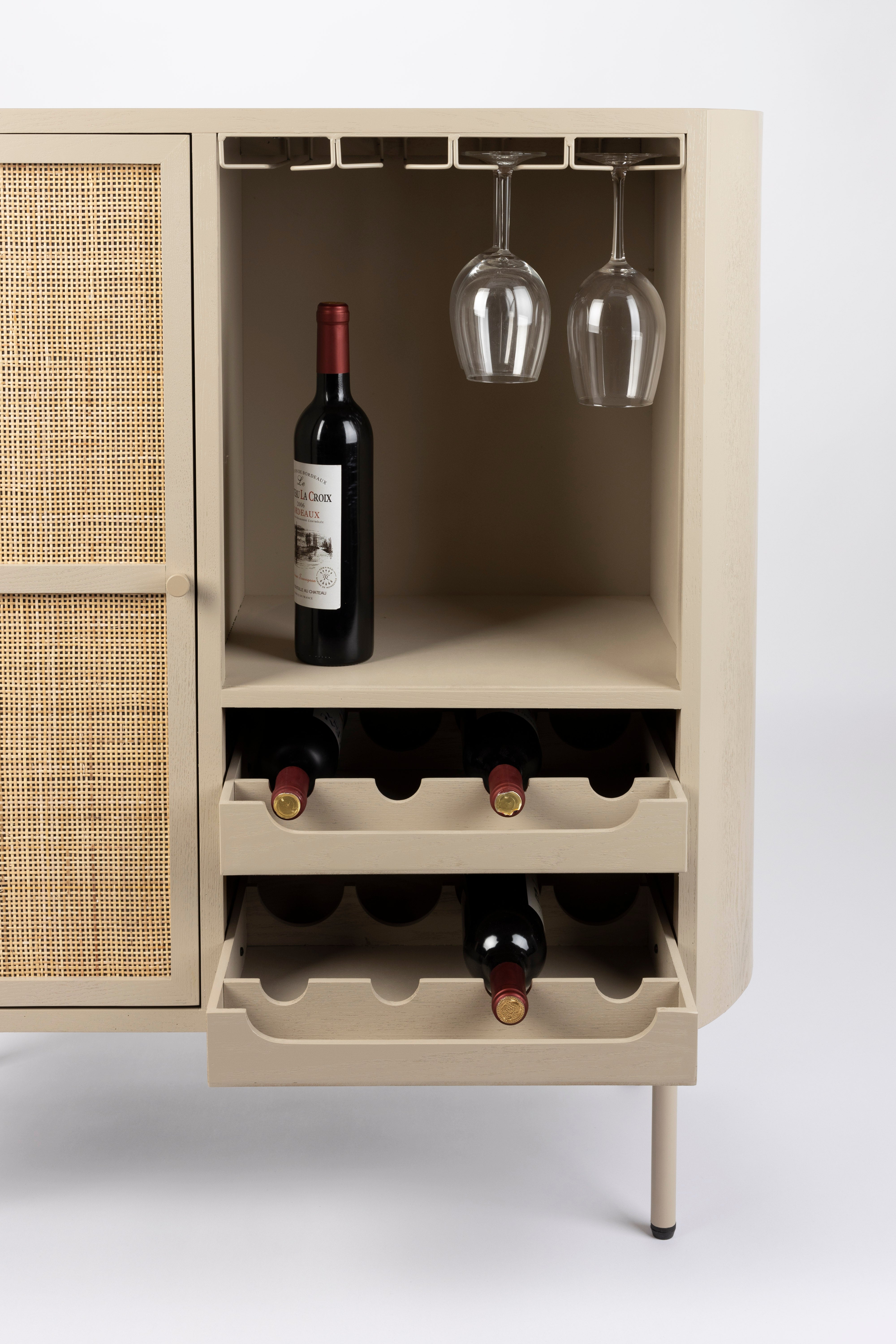 Wine Cabinet Amaya Low White Label Living    Eye on Design