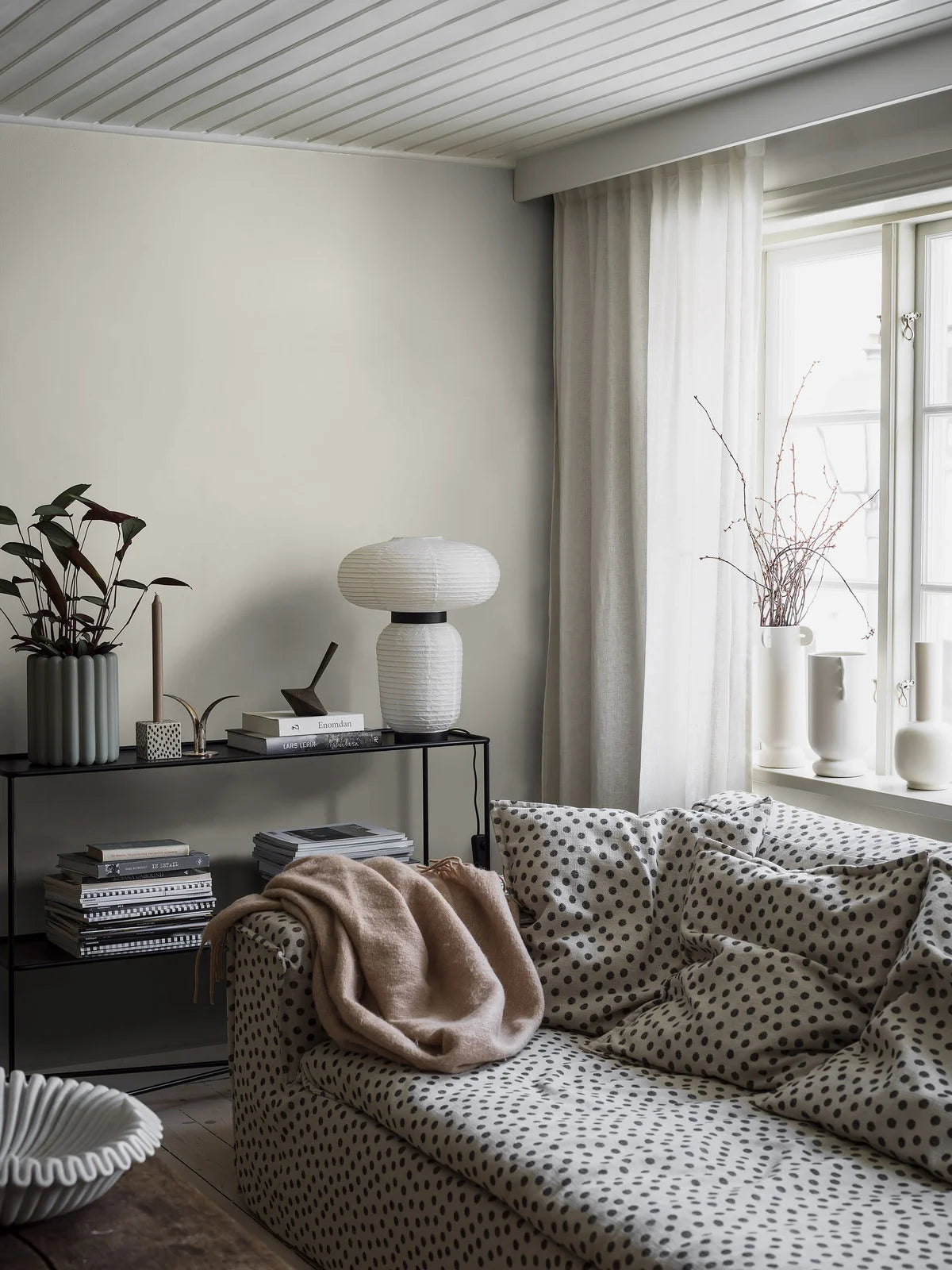 Structural wallpaper imitating linen LINEN - LIGHT LINEN light gray