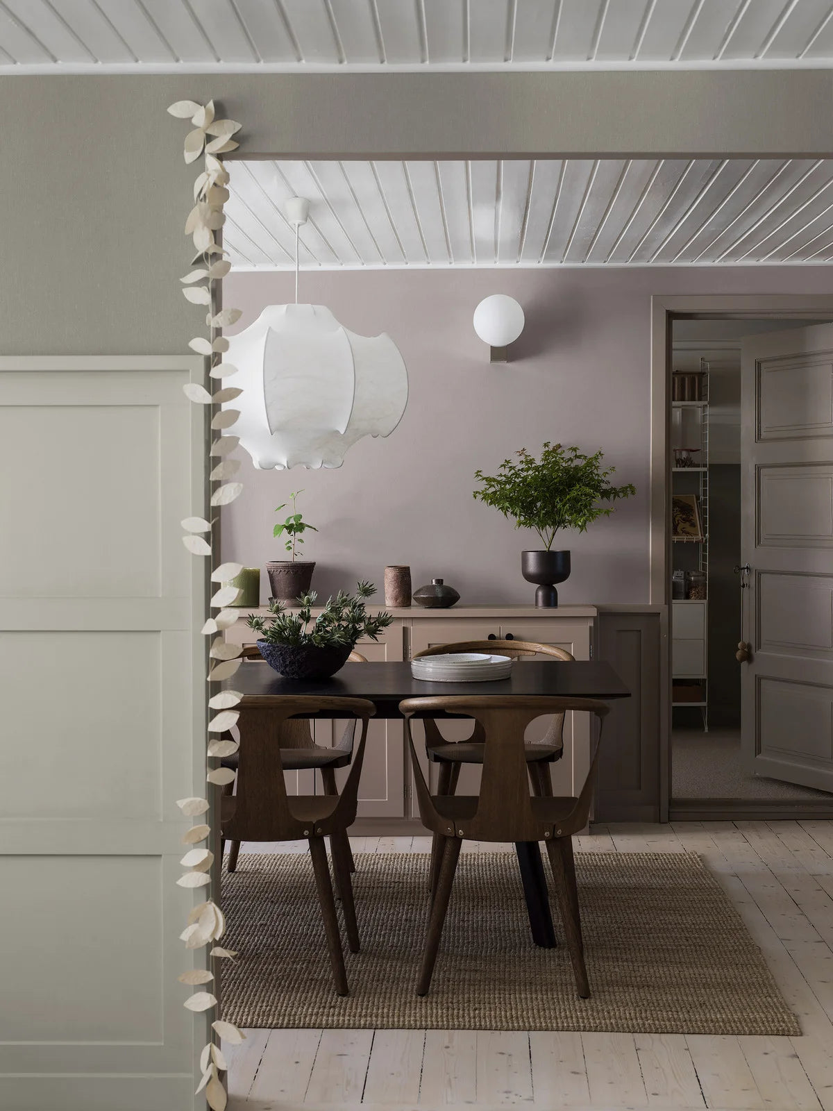 Structural wallpaper imitating linen LINEN - HEATHER gray