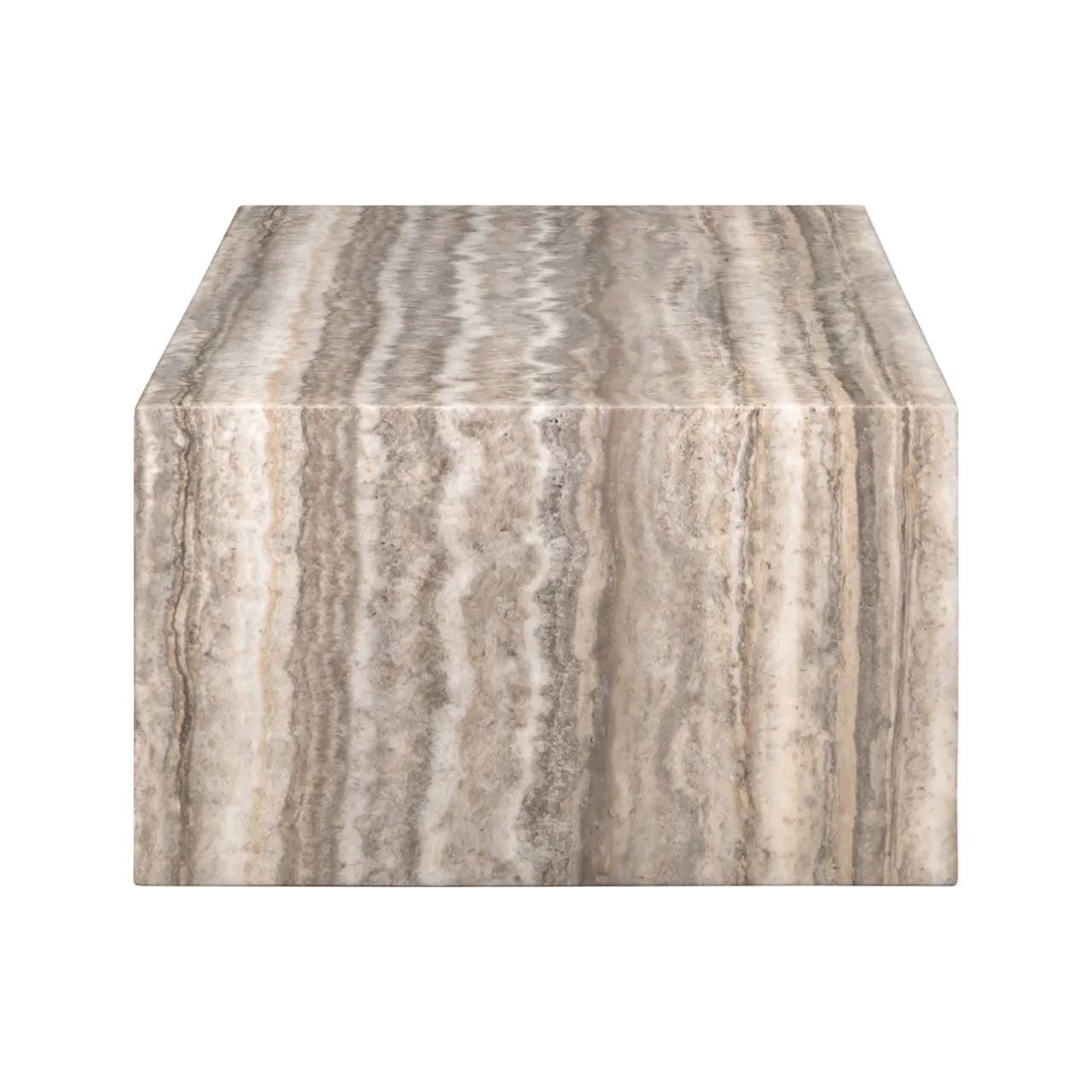 Kaffeetisch DULCE grau-beige Marmor