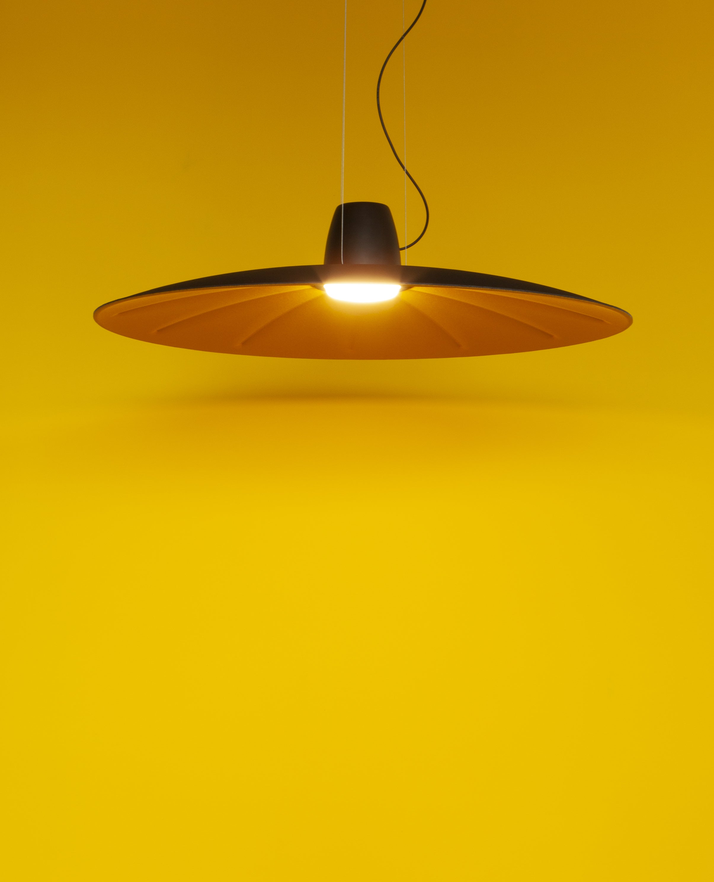 Lampa wisząca LENT żółty