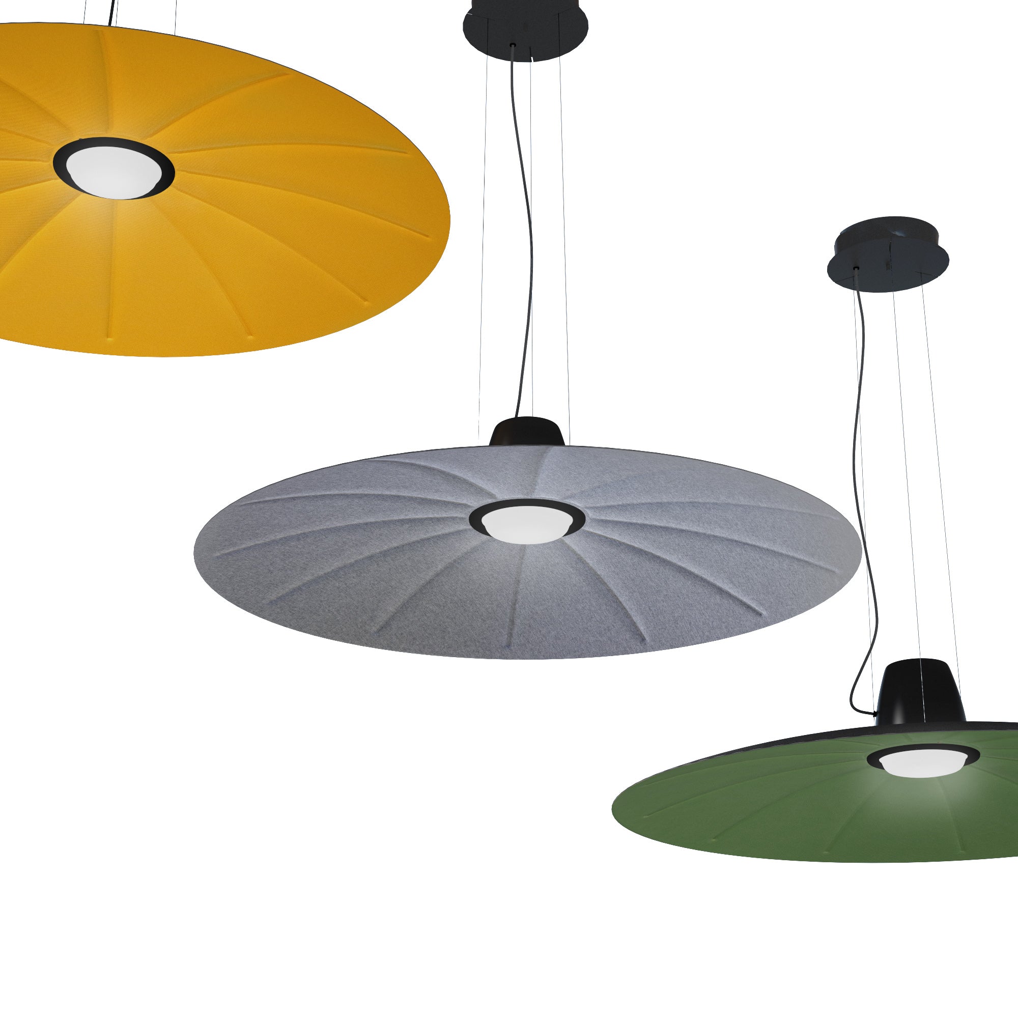Lampa wisząca LENT żółty