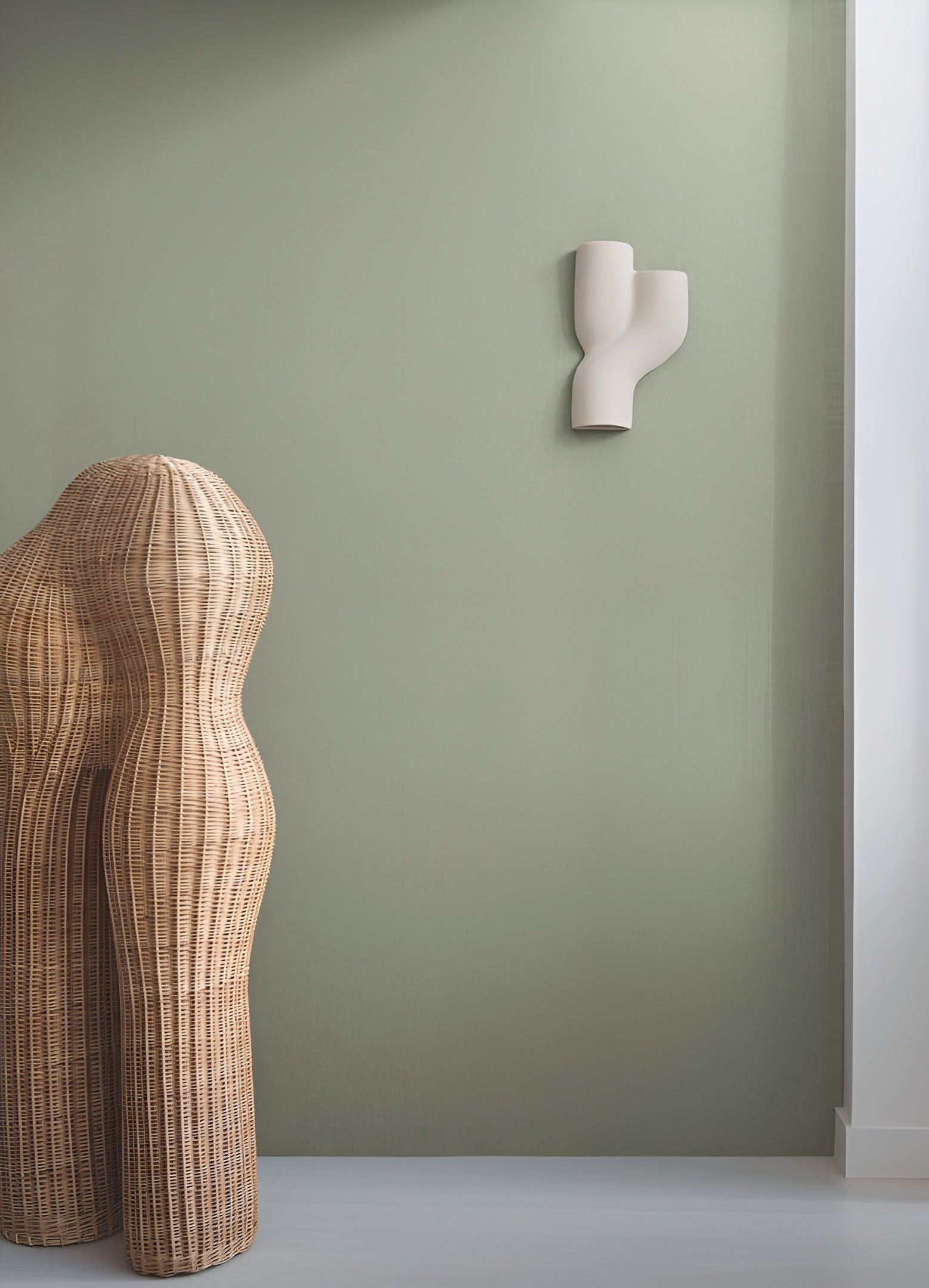 Textil-Tapete aus Leinen LINORA - BLANC PÉTALE warme Weiß