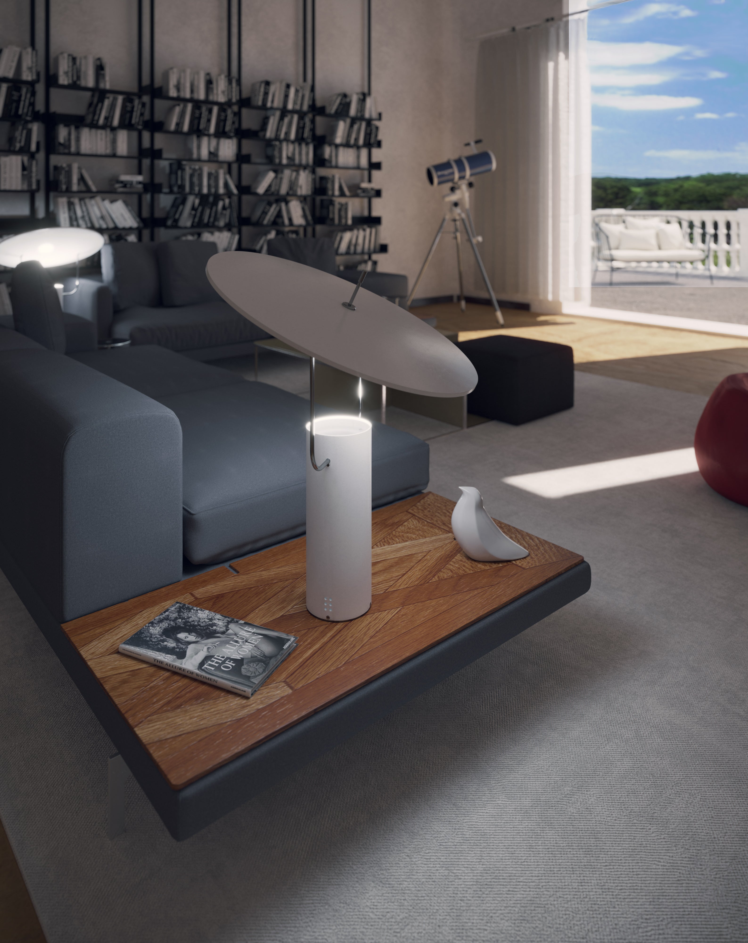 TX1 Table Lamp Gray