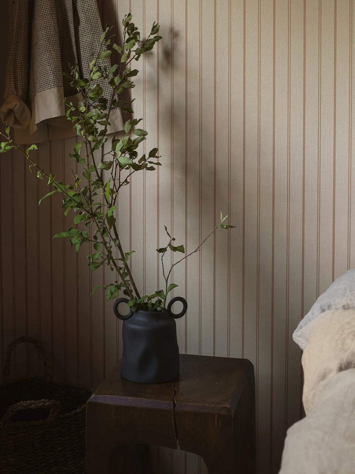 Tapete mit Streifen WOODLAND STRIPE beige