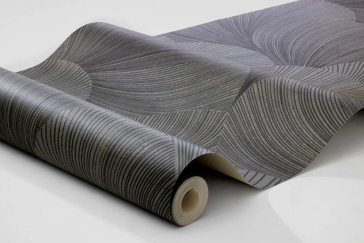 Vlies-Tapete mit abstraktem Muster MIRAGE grau