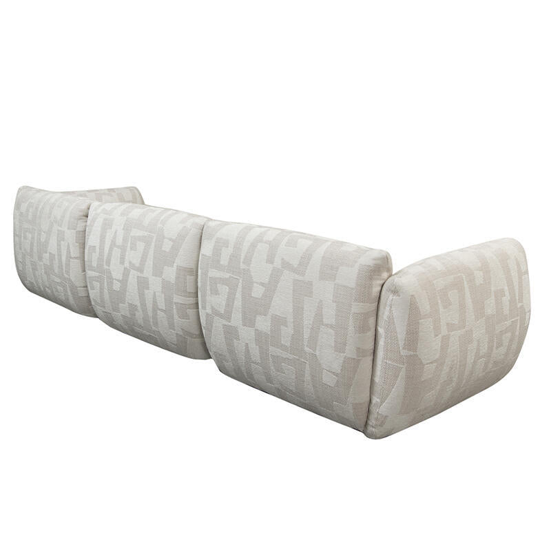 Amsterdam Light Beige 4-Seater Sofa