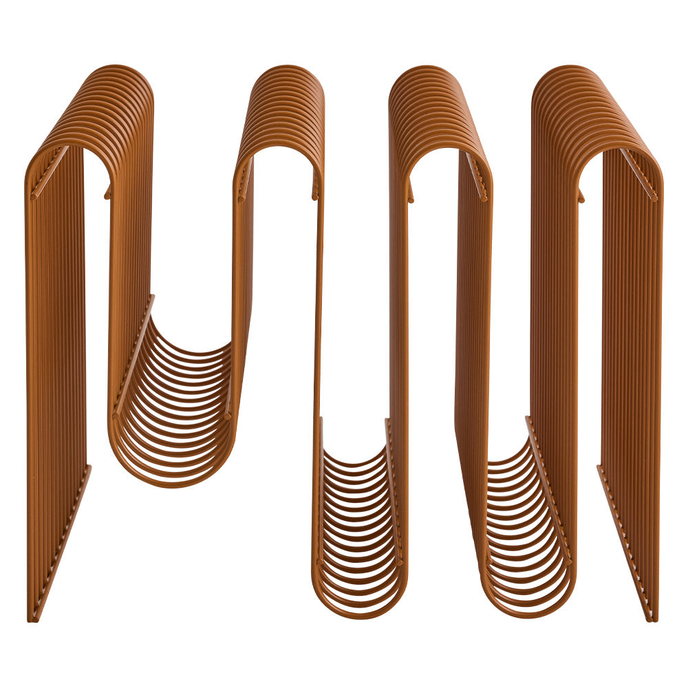 Zeitschriftenständer CURVA braun