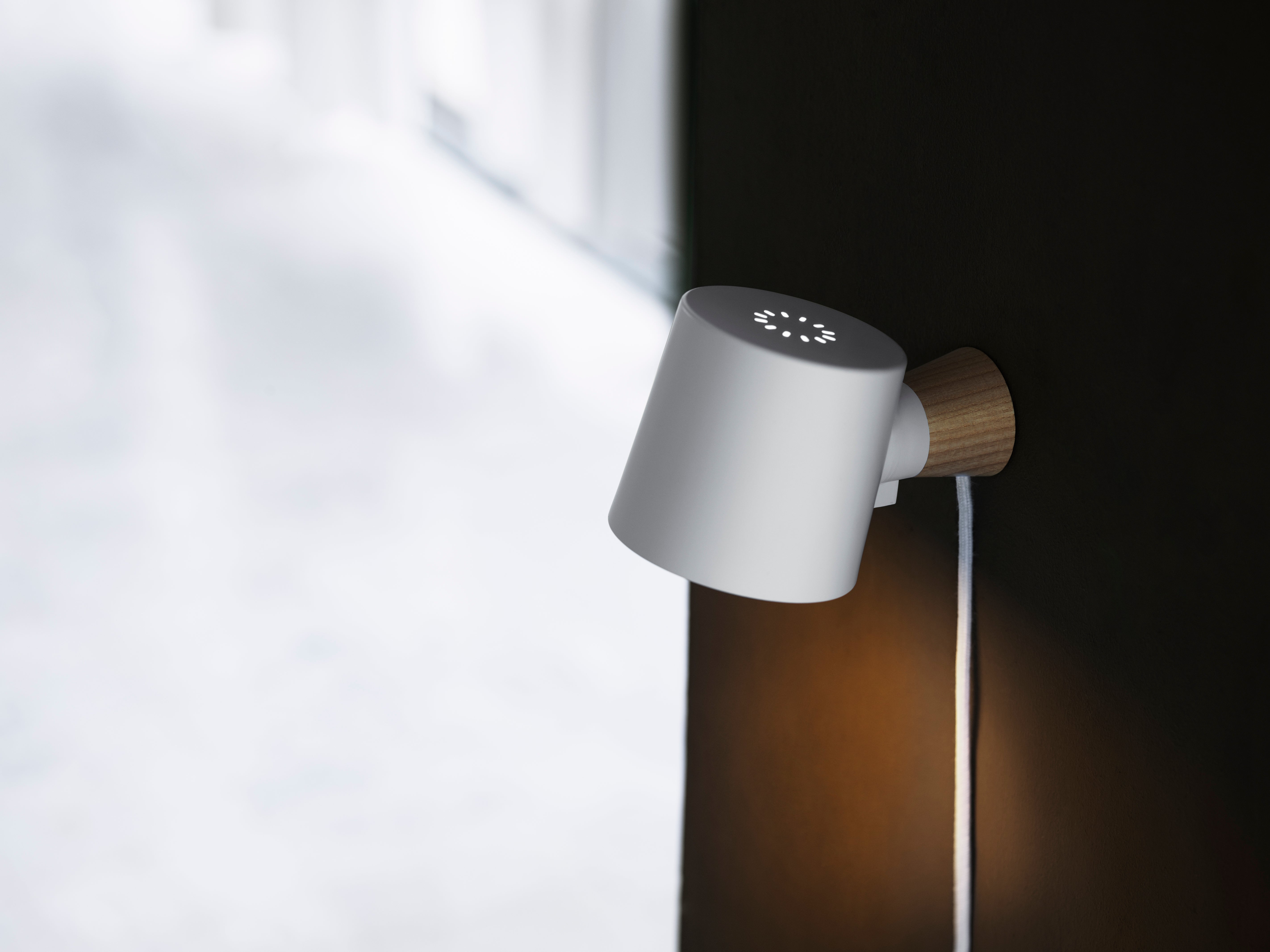RISE wall lamp in petrol green