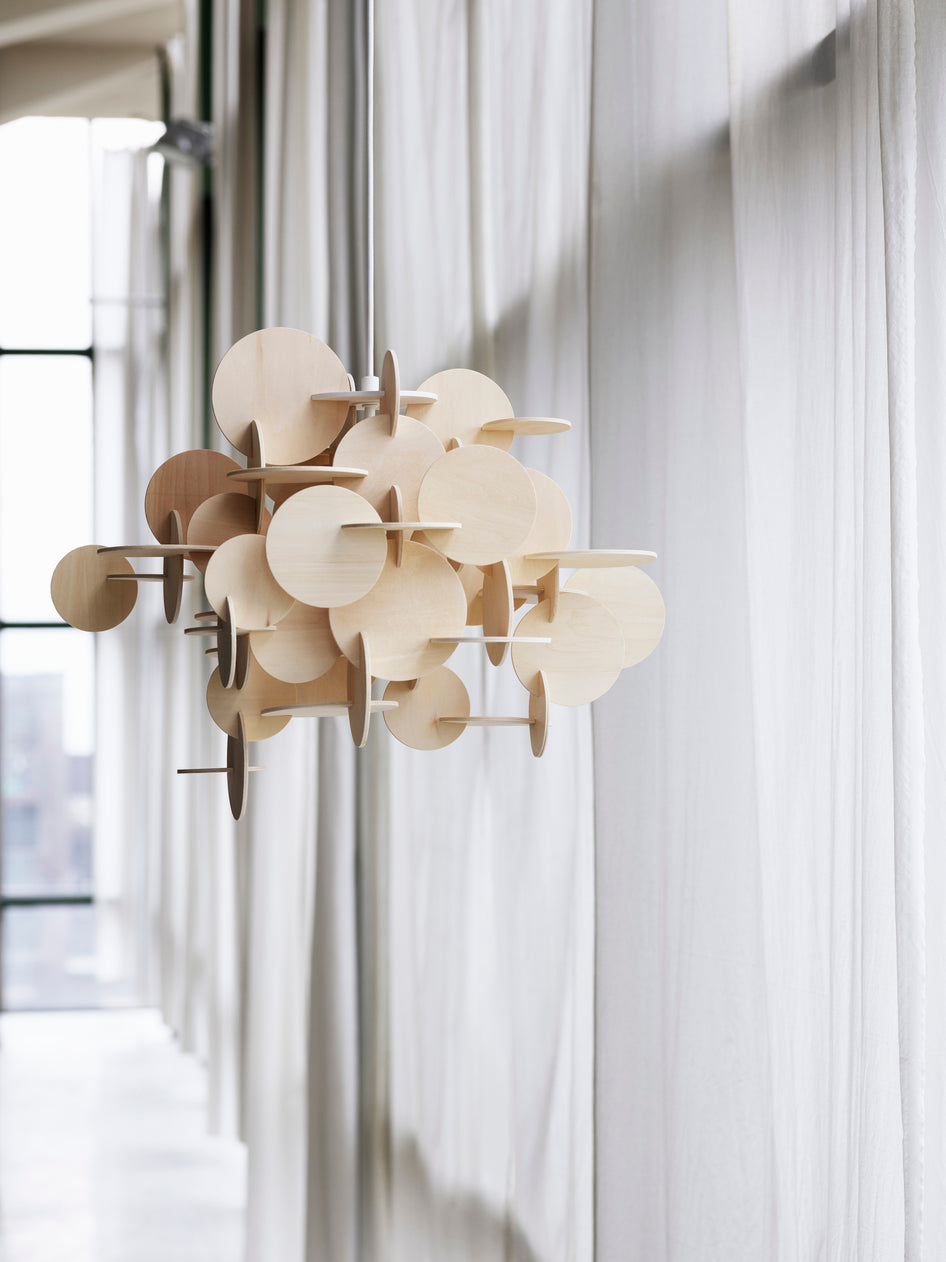 BAU Wood hanging lamp