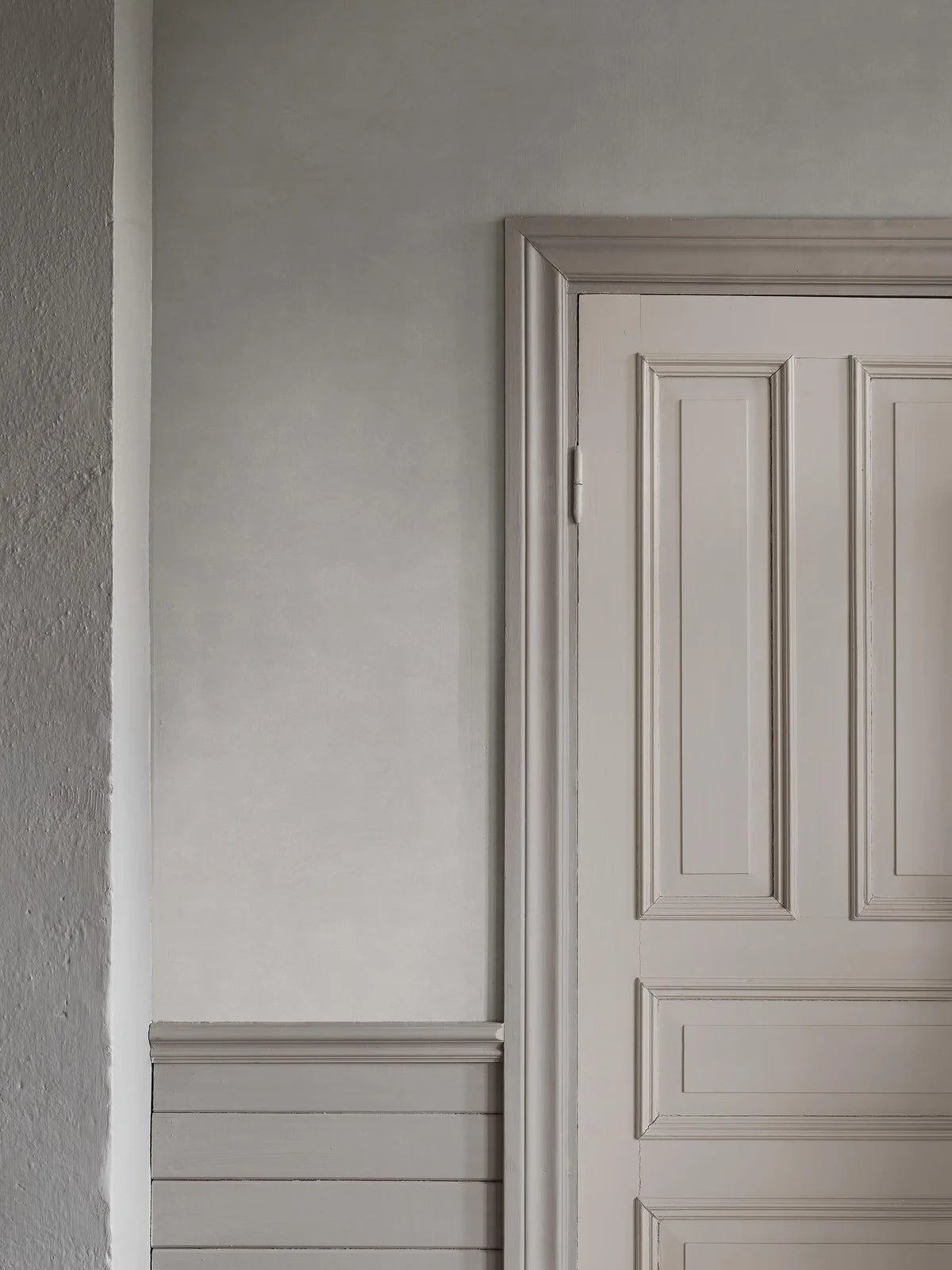 Tapete, die Leinwand imitiert SHADES - SOAPSTONE grau