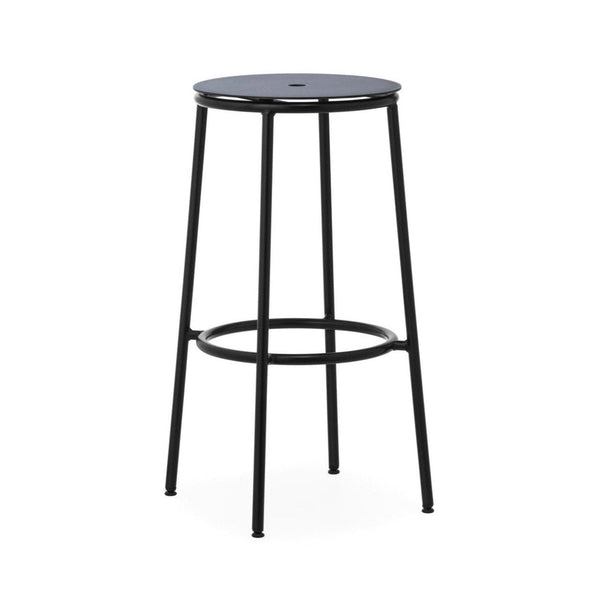 Circa Black Aluminium Bar Stuhl