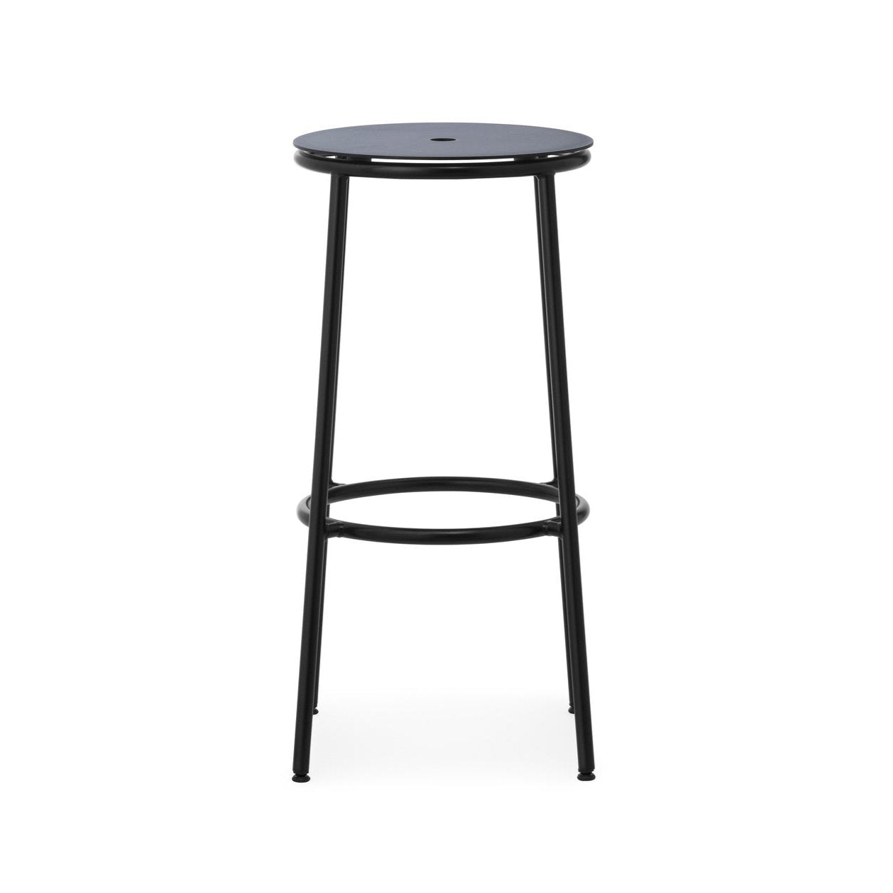 Circa Black Aluminium Bar Stuhl