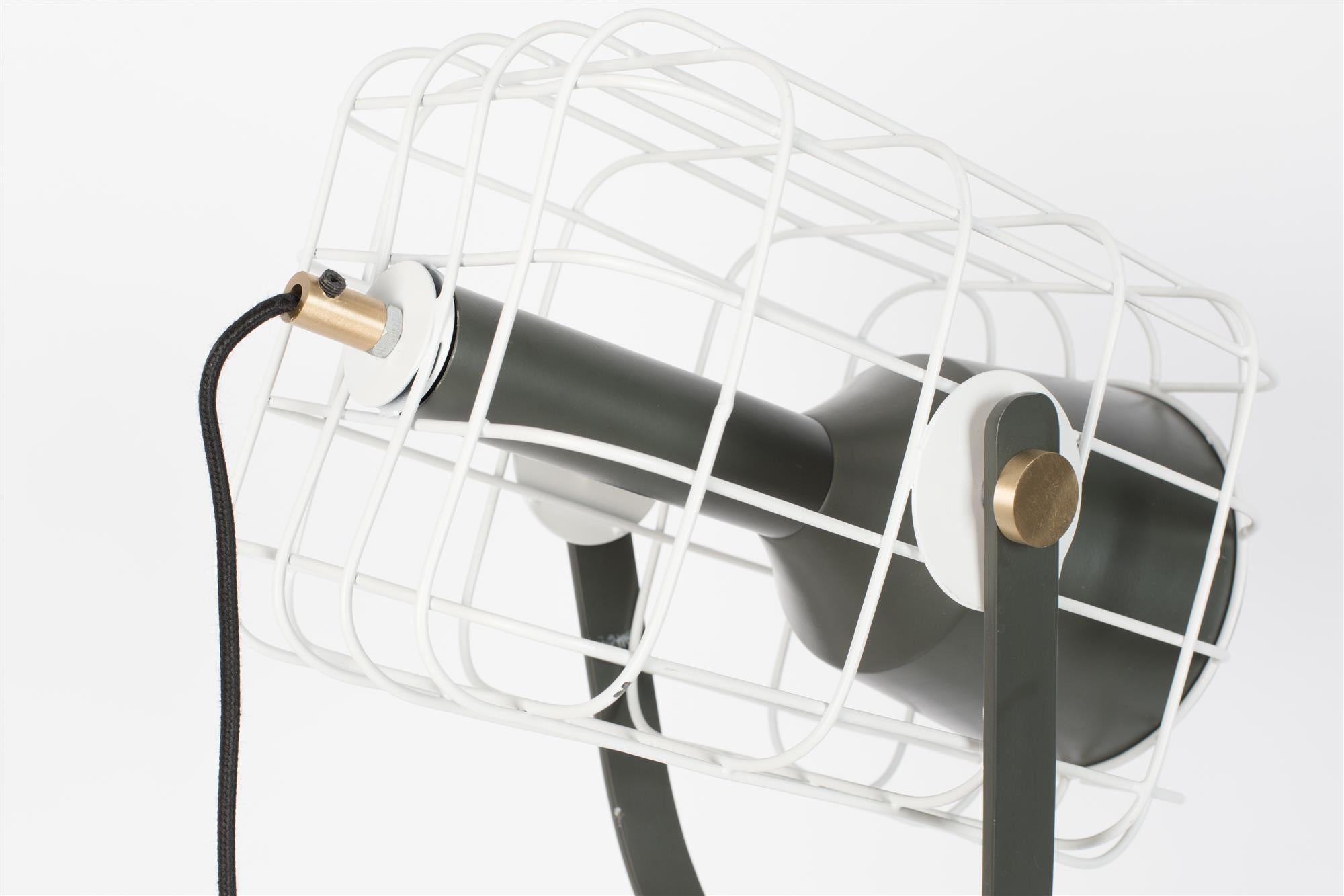 White CAGE Floor Lamp