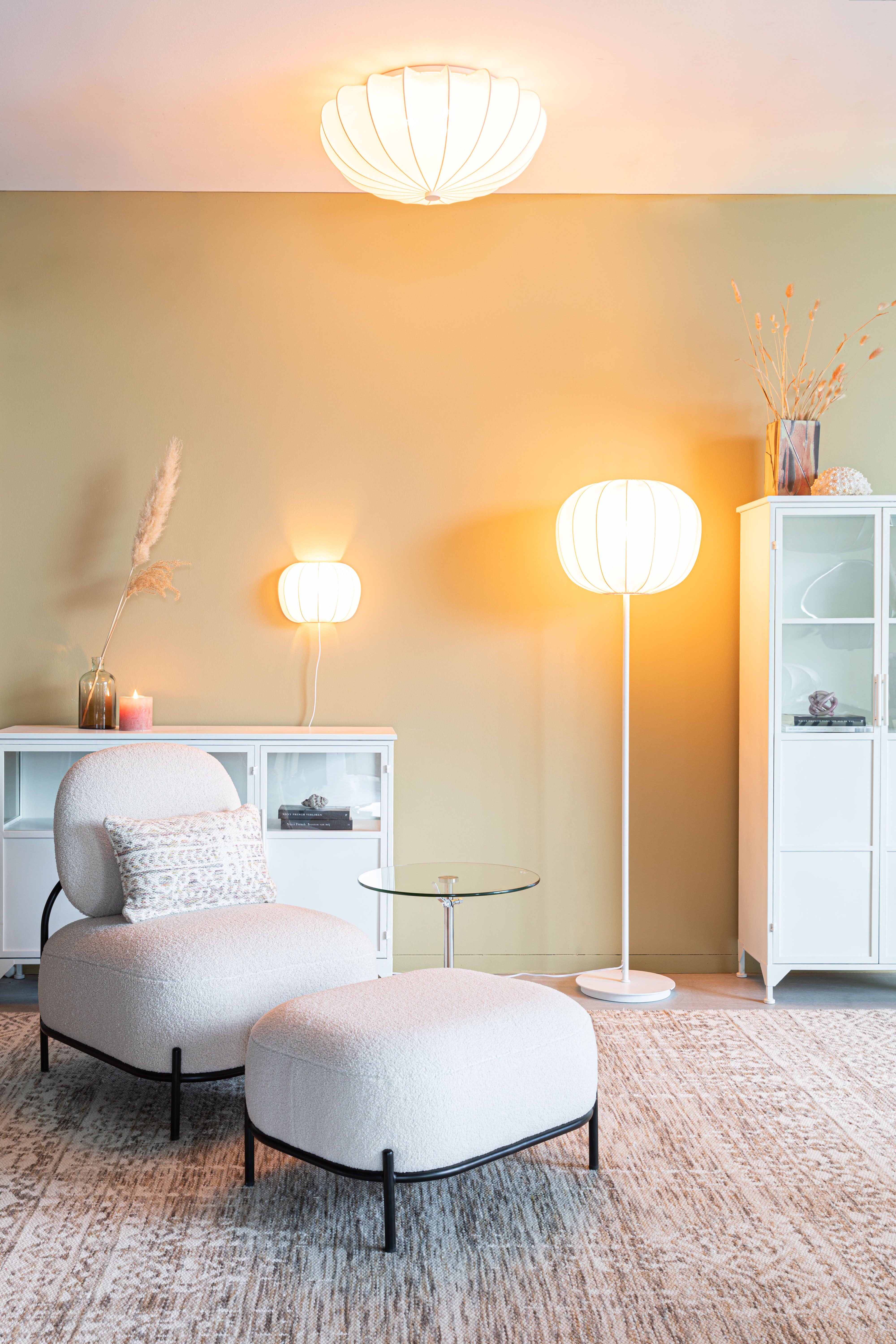 SHEM floor lamp white
