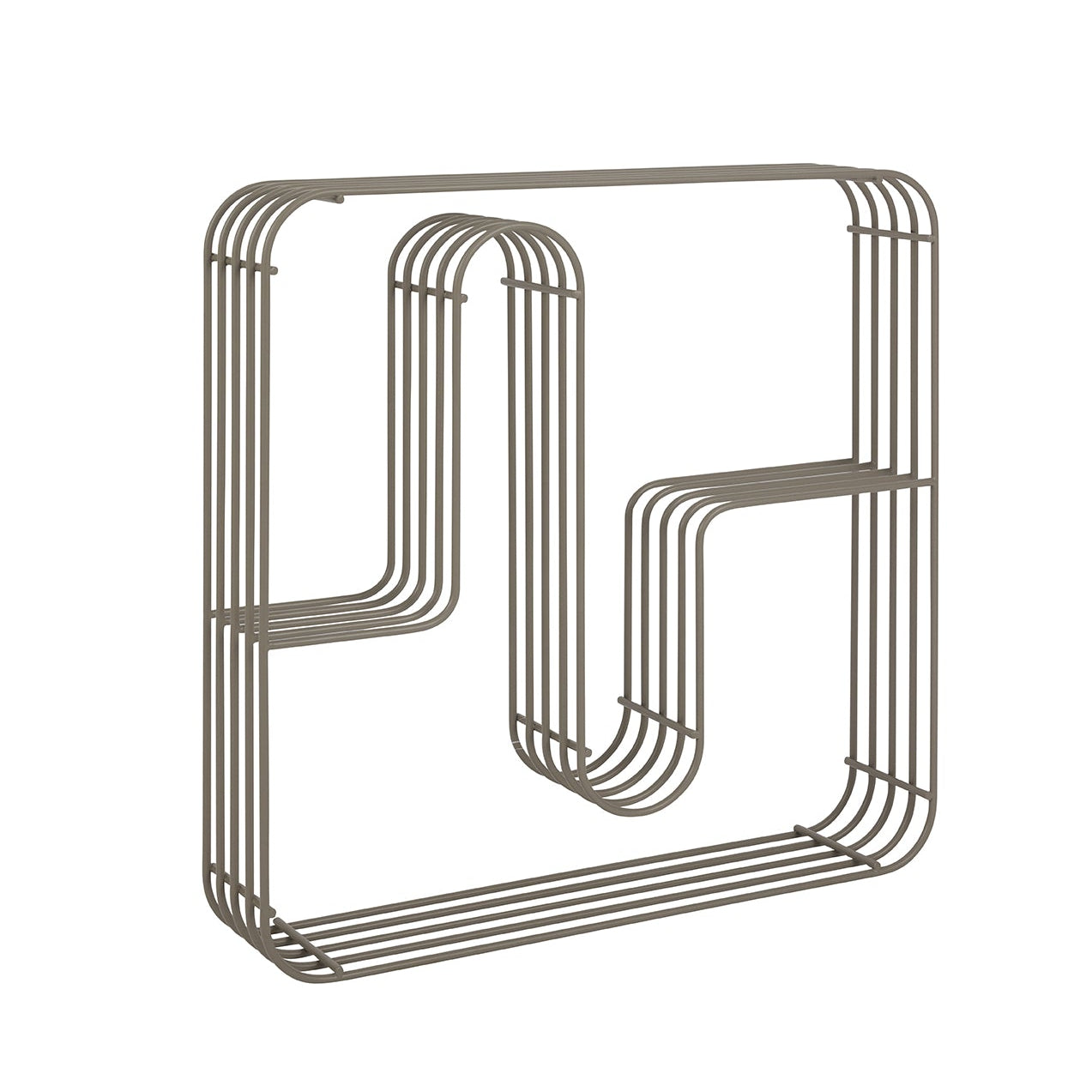 Wandregal CURVA taupe