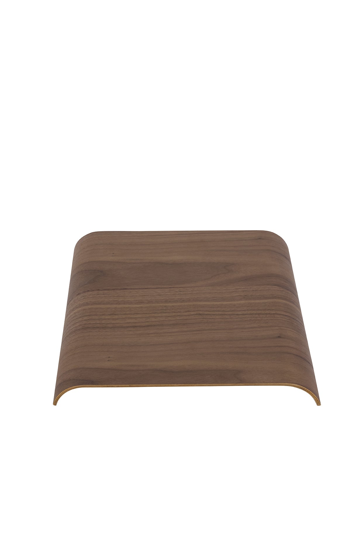 CURVA tray dark oak wood