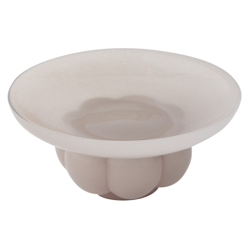 Dekorative Schale Misa in Taubengrau