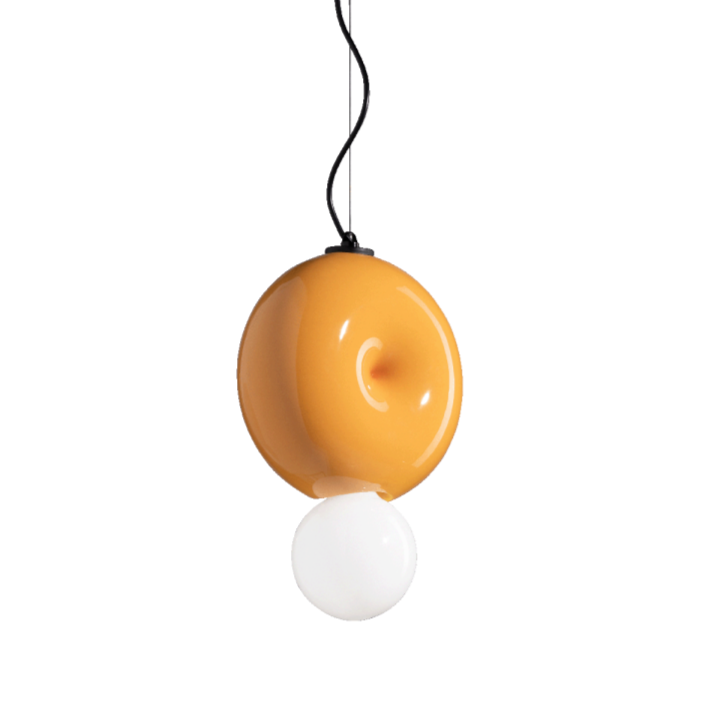 Ceramic Bumbum pendant lamp yellow