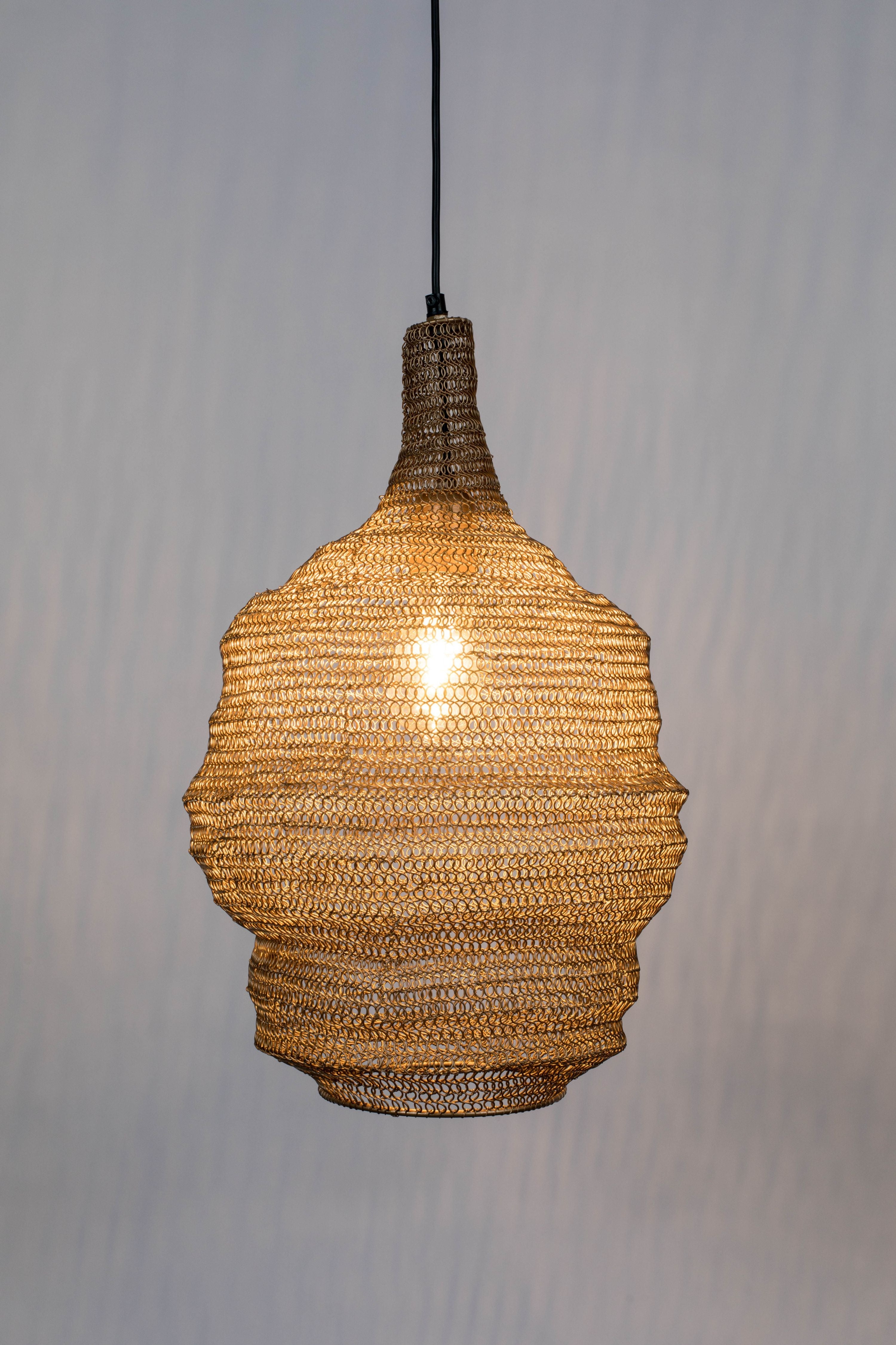 Pendant Lamp Lena M Brass White Label Living    Eye on Design