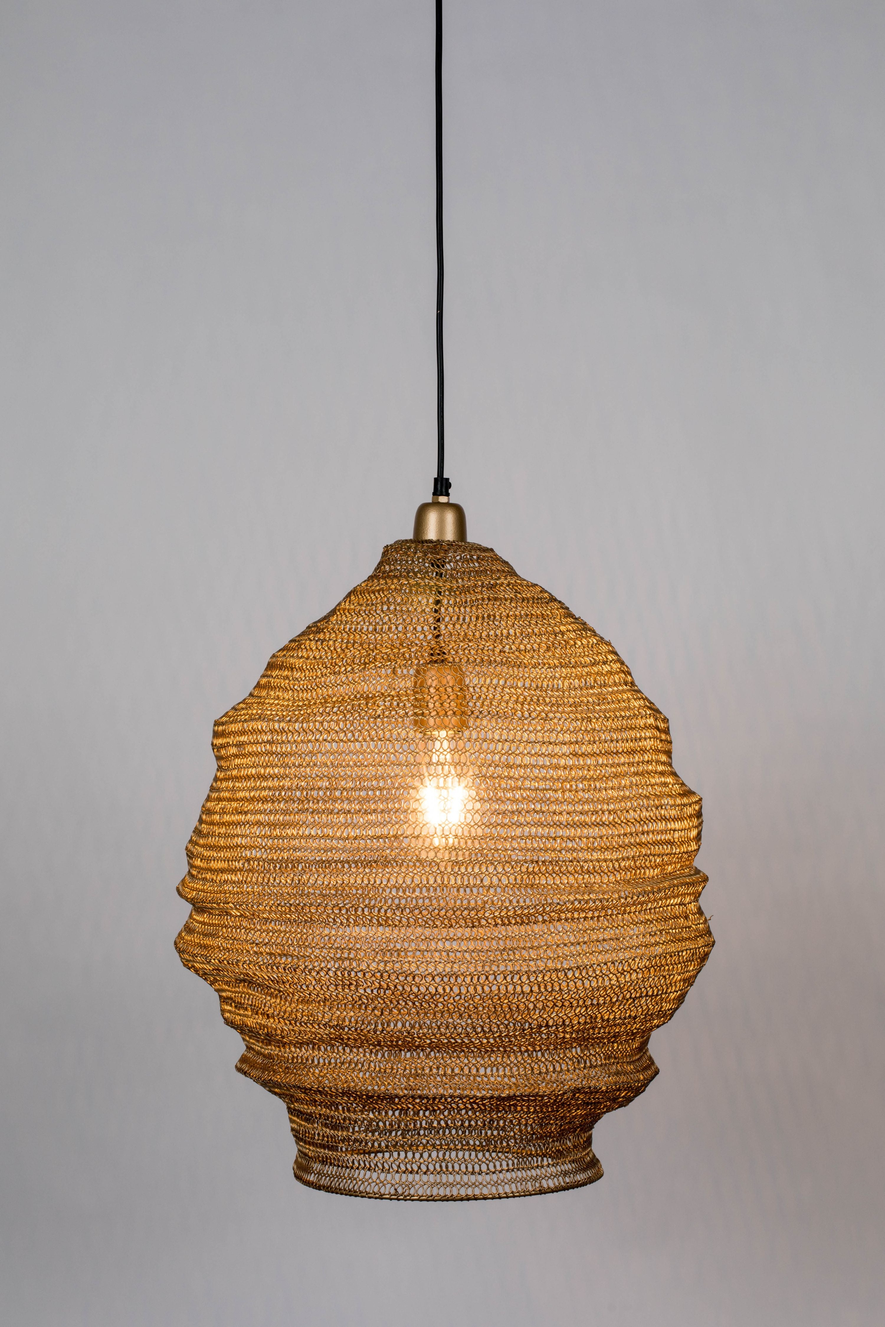 Pendant Lamp Lena L Brass White Label Living    Eye on Design