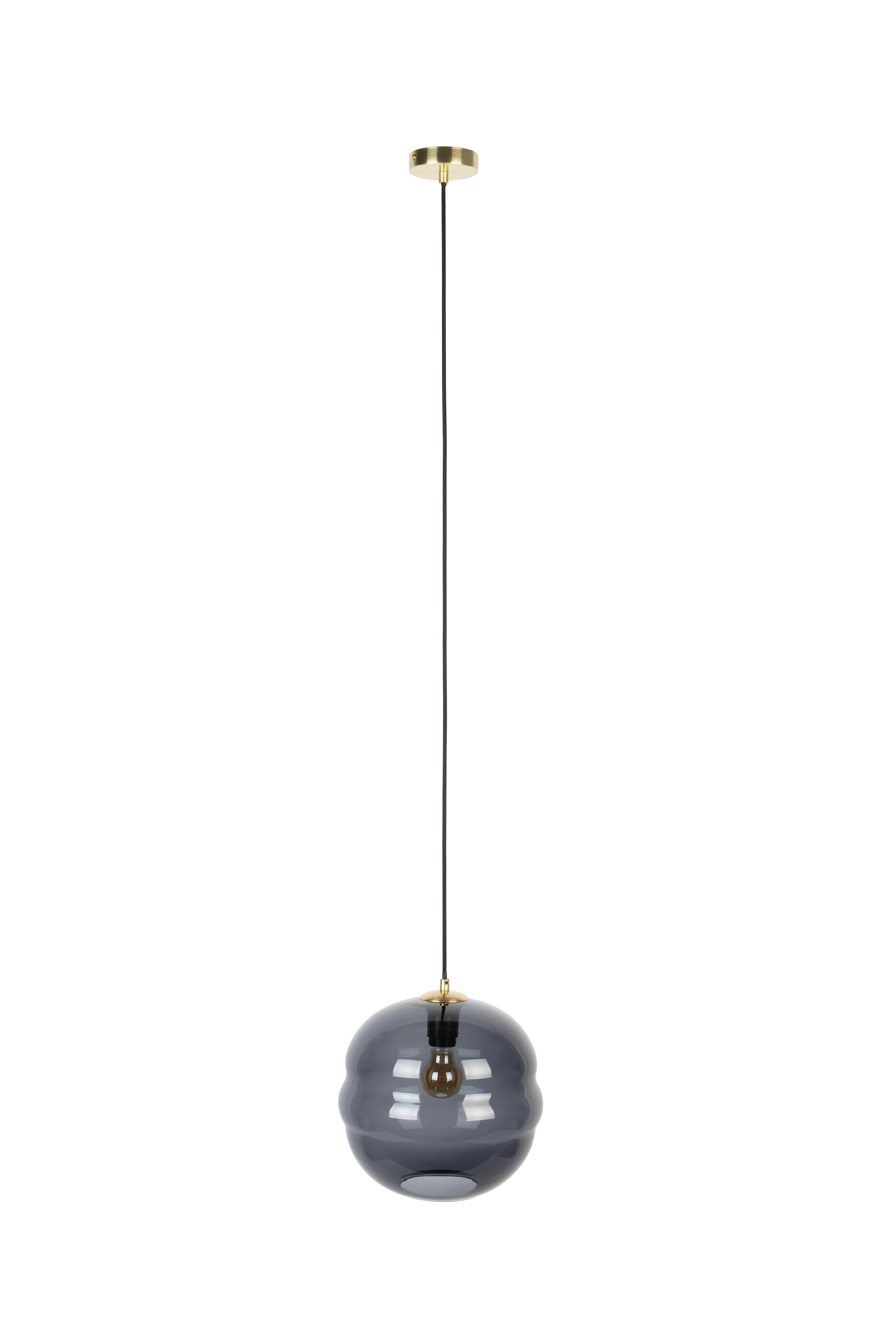 Pendelleuchte LAUREN schwarzes Glas