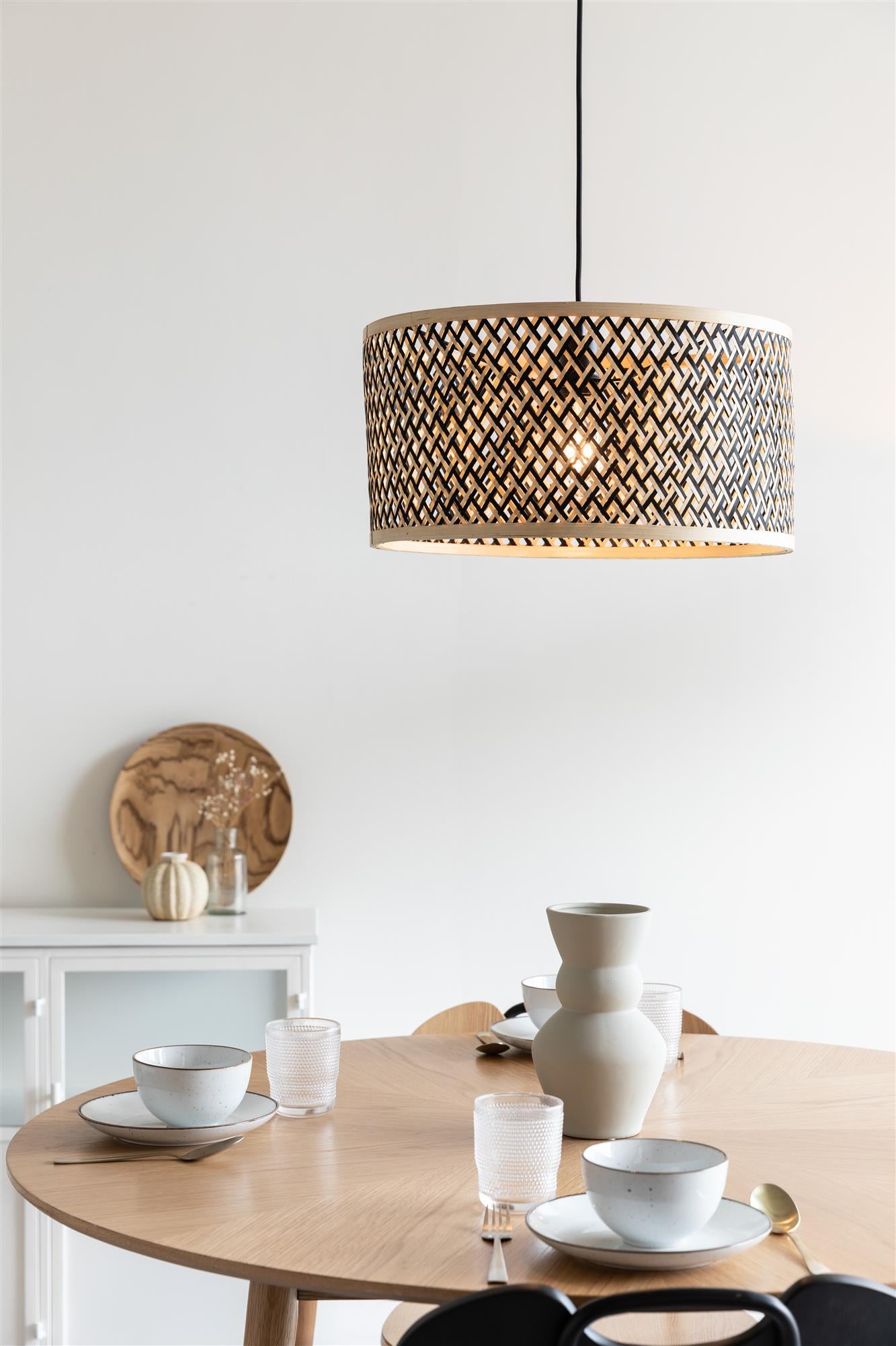 Isla Bamboo Hanging Lampe