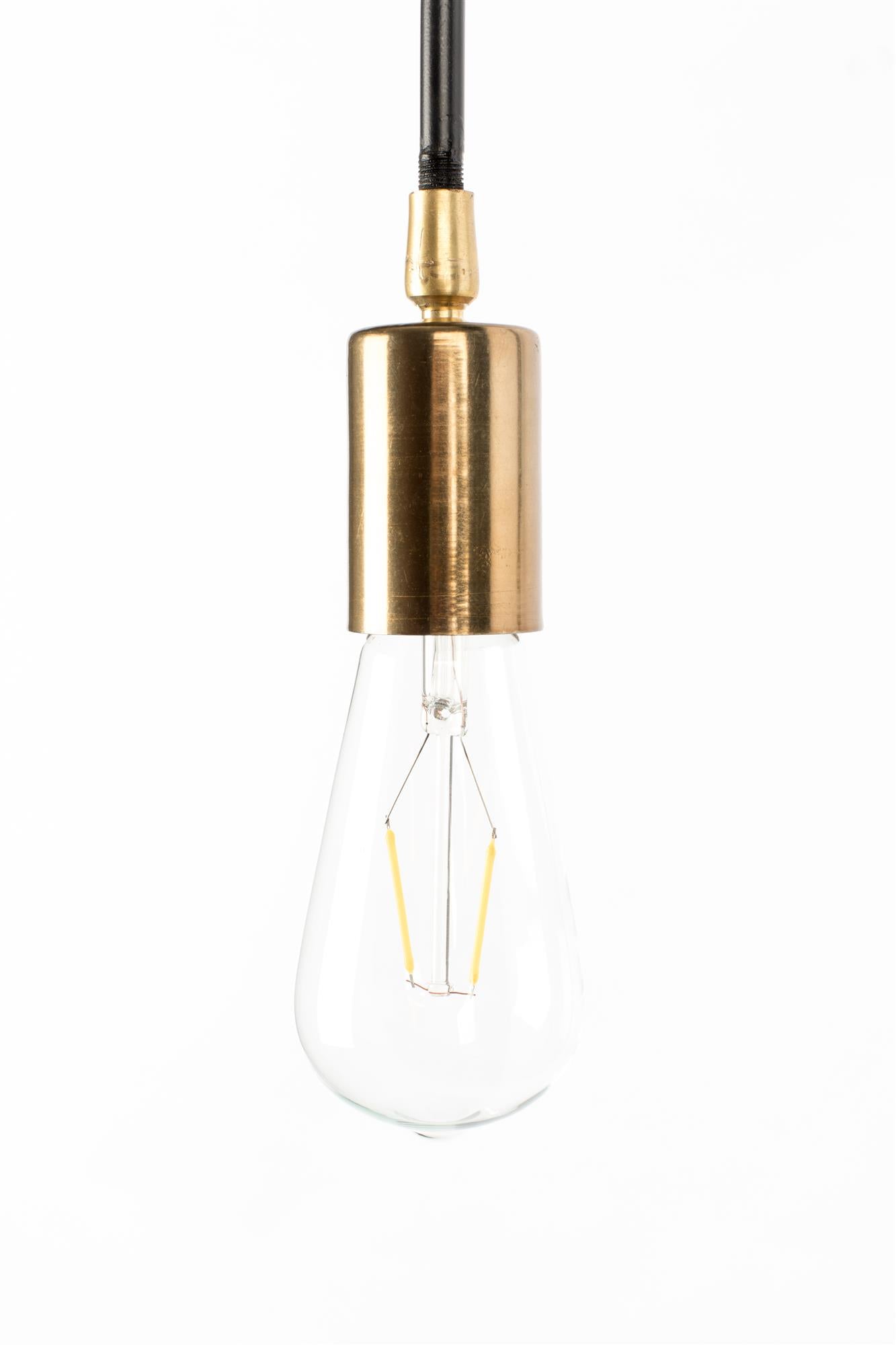 Wall lamp with arm LASSE black with gold