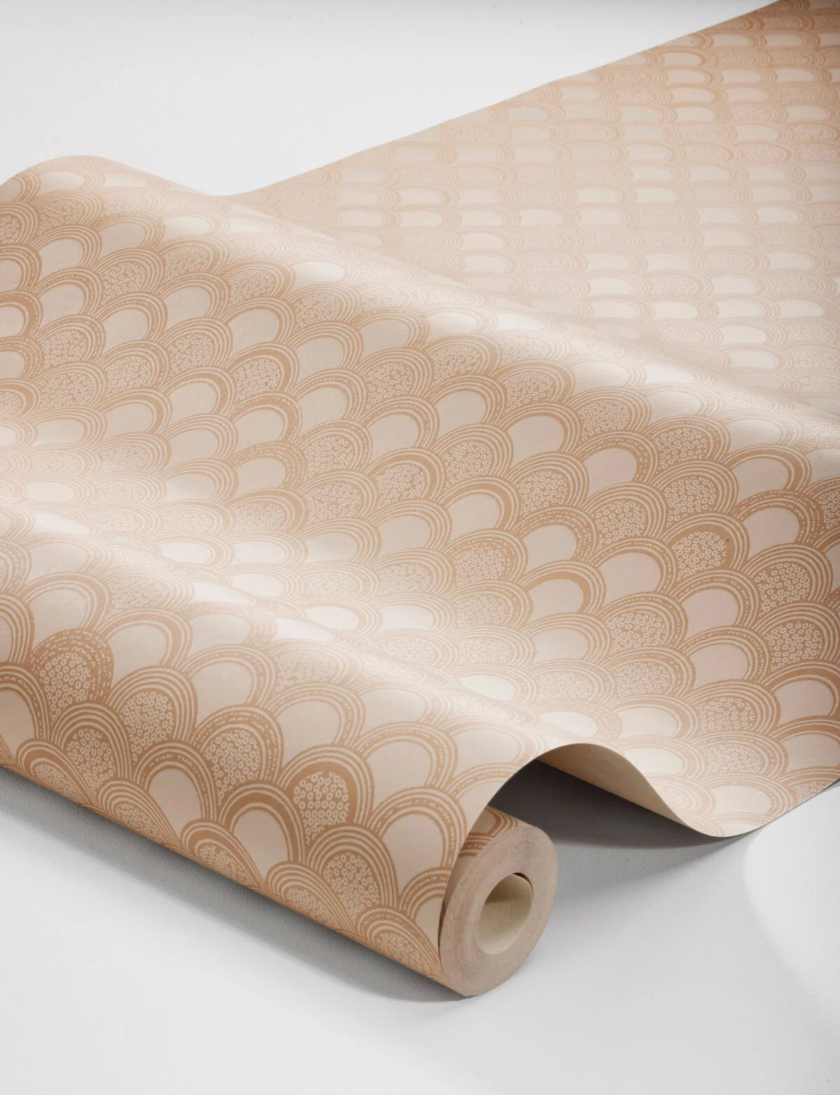 Tapete mit geometrischem Bogenmuster BIRGIT gold