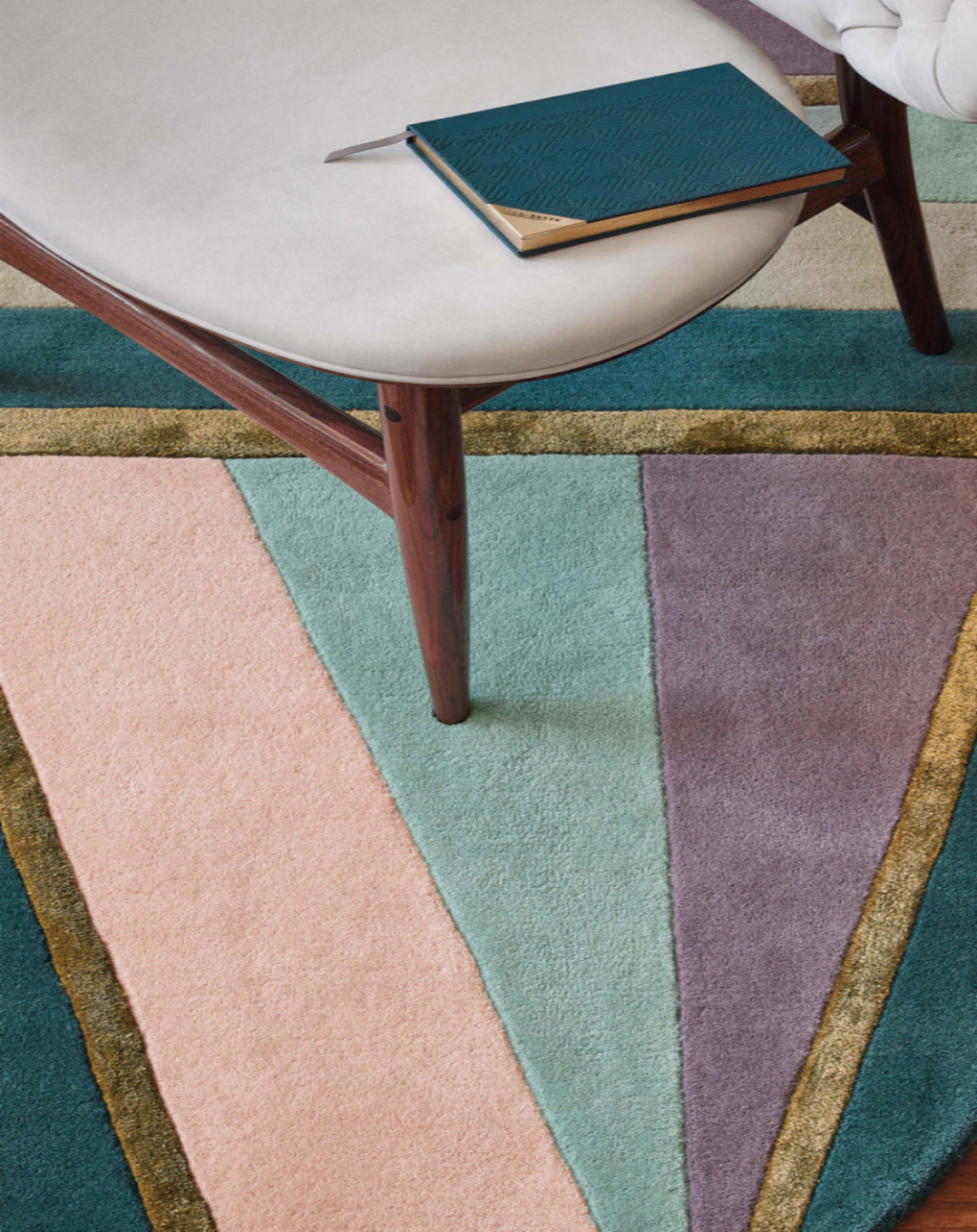 SAHARA PINK Teppich beige-lila [Monika] [Amelia spr]