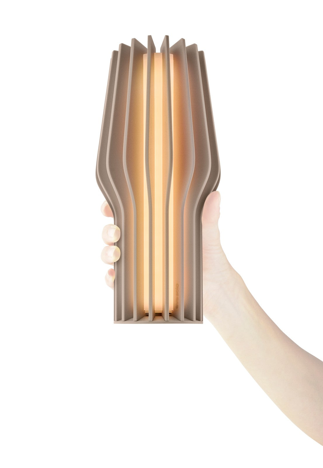 Tragbare Lampe RADIANT beige