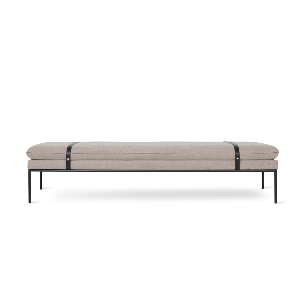 Leżanka TURN naturalny bawełna z lnem – ferm LIVING