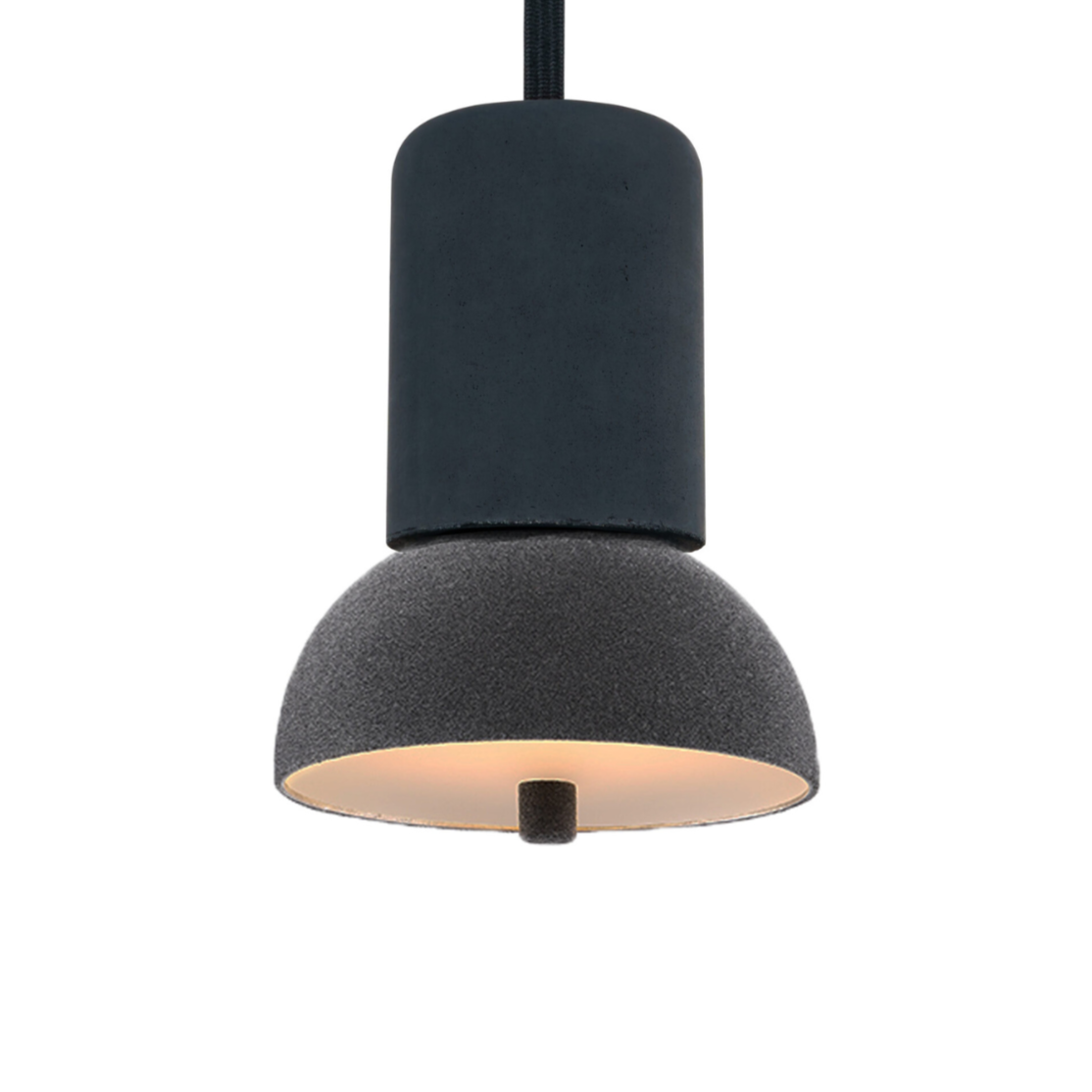 Hängeleuchte GIRO VELVET Beton mit Samt