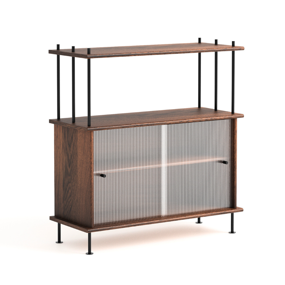 BAVA 100 Cabinet Dark Oak Wood