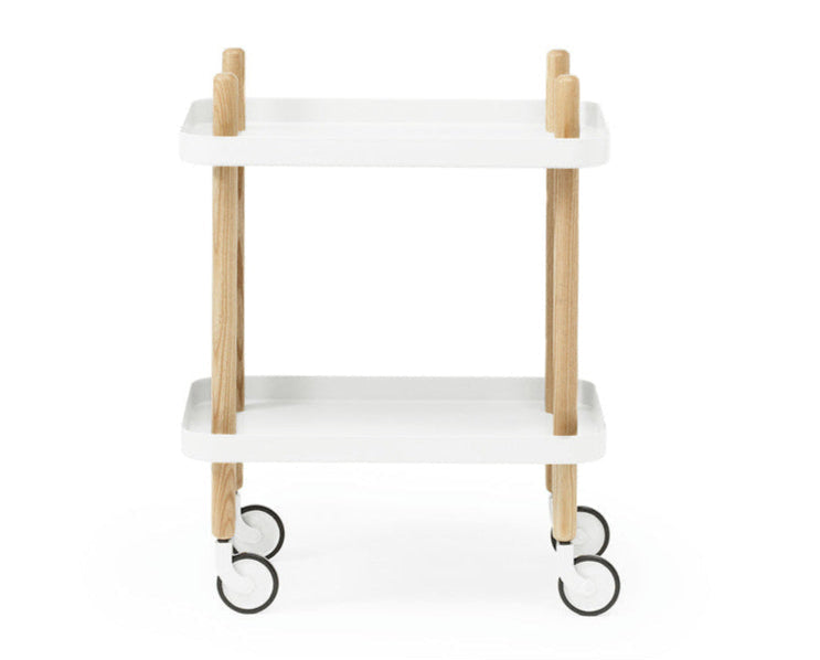 BLOCK white stroller with ash legs