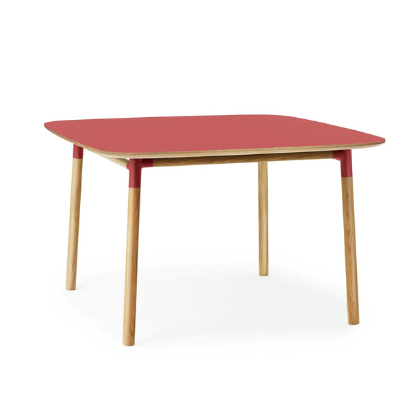 Form table red top with an oak base