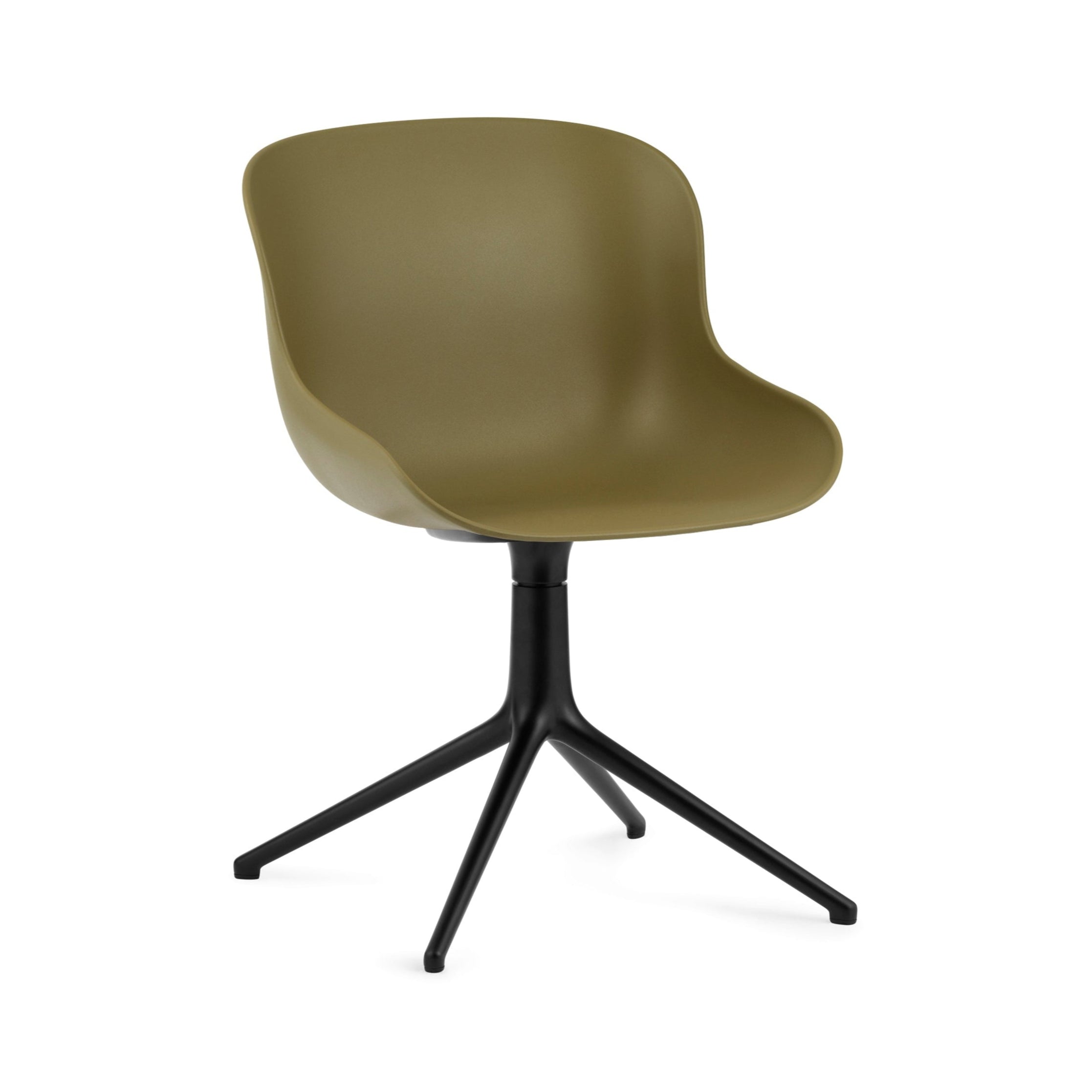 Hyg 4L olive chair with a black base