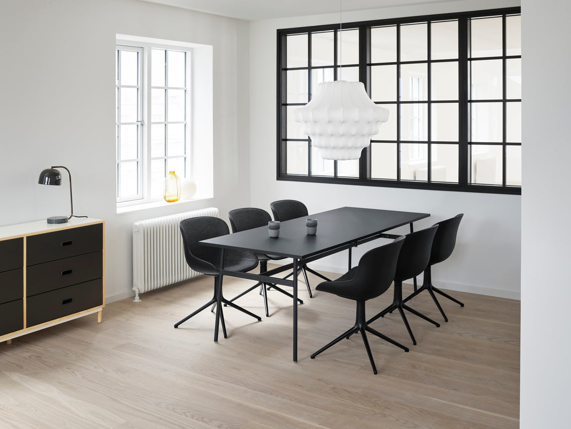 Hyg 4L Olive Polster Office Chair mit einer Aluminiumbasis