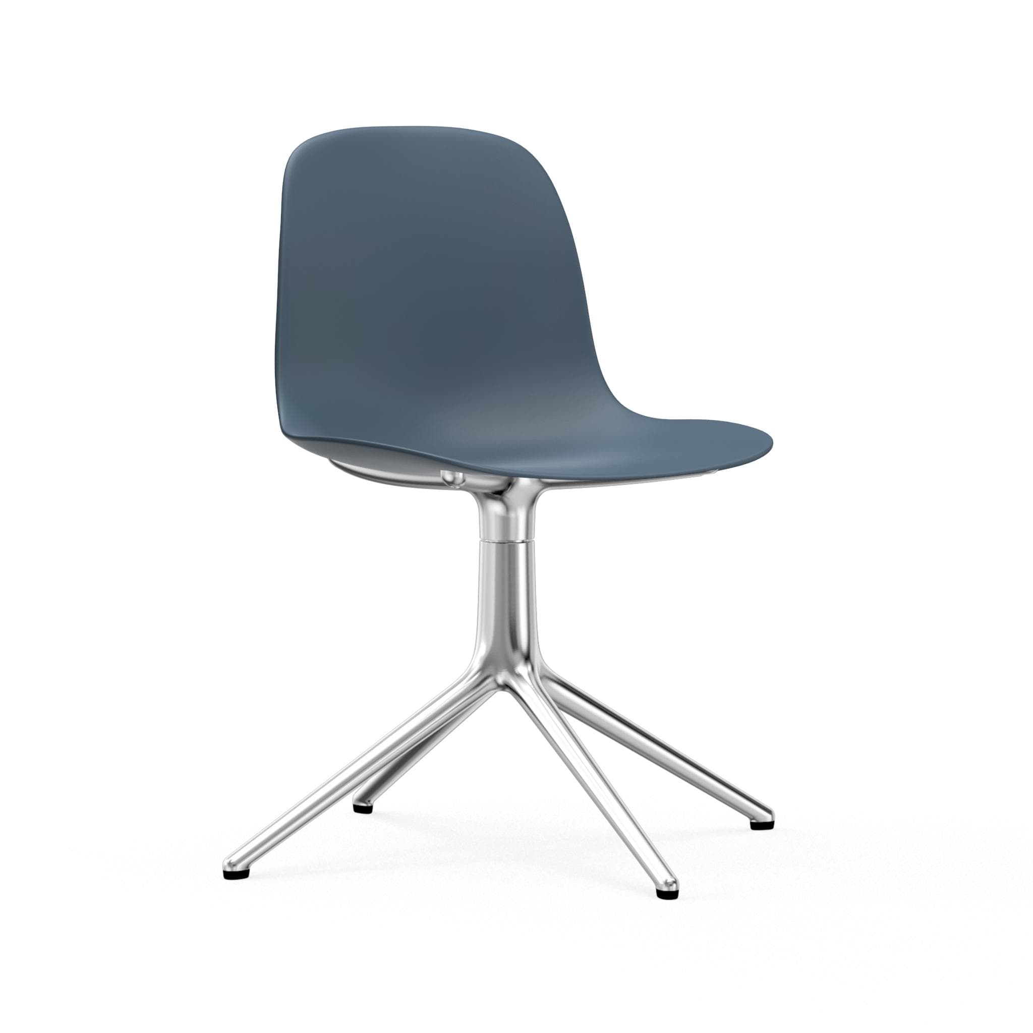 Bürostuhl von 4L Blue Sea mit einer Aluminiumbasis