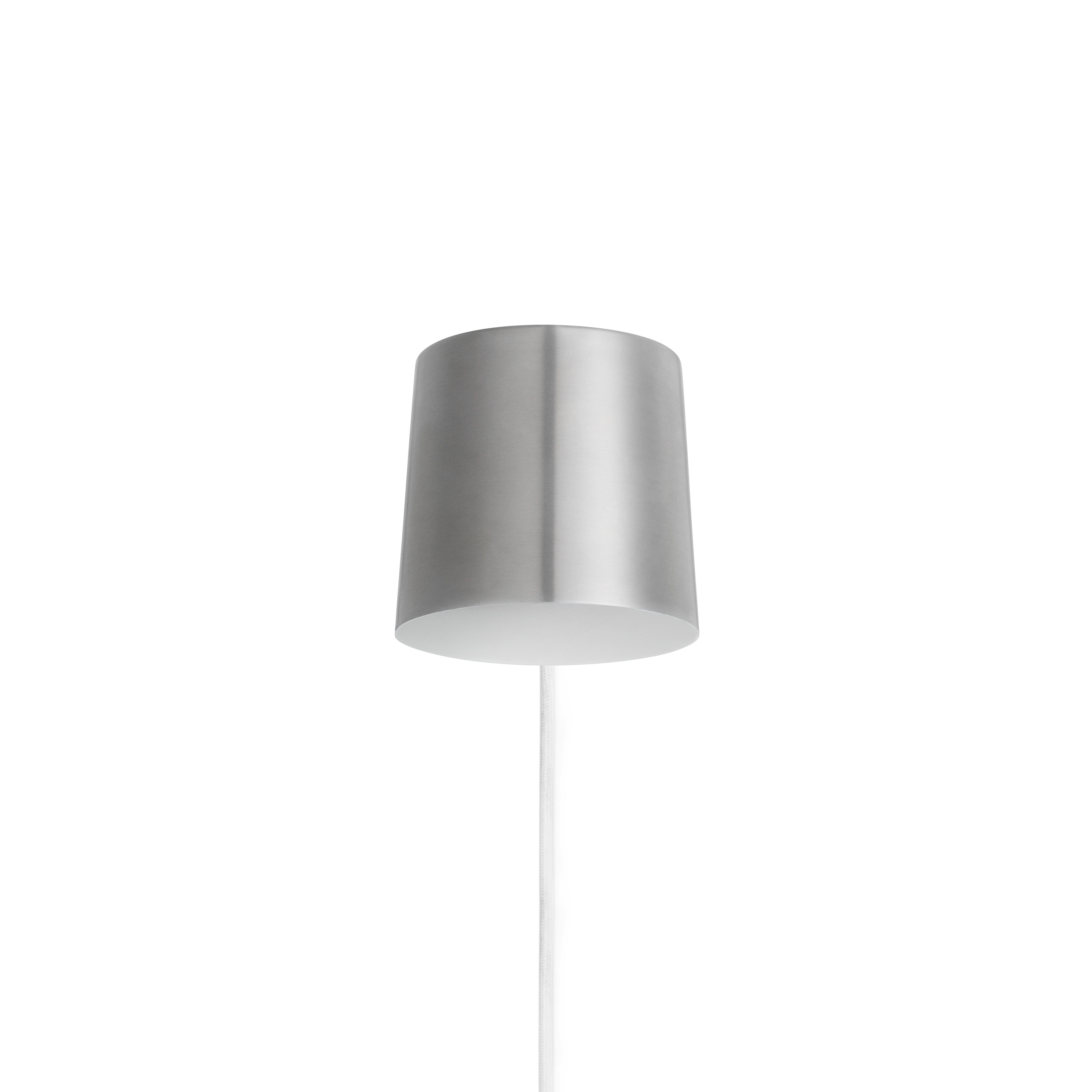 Wandlampe RISE aus Edelstahl mit Holz, verstellbar