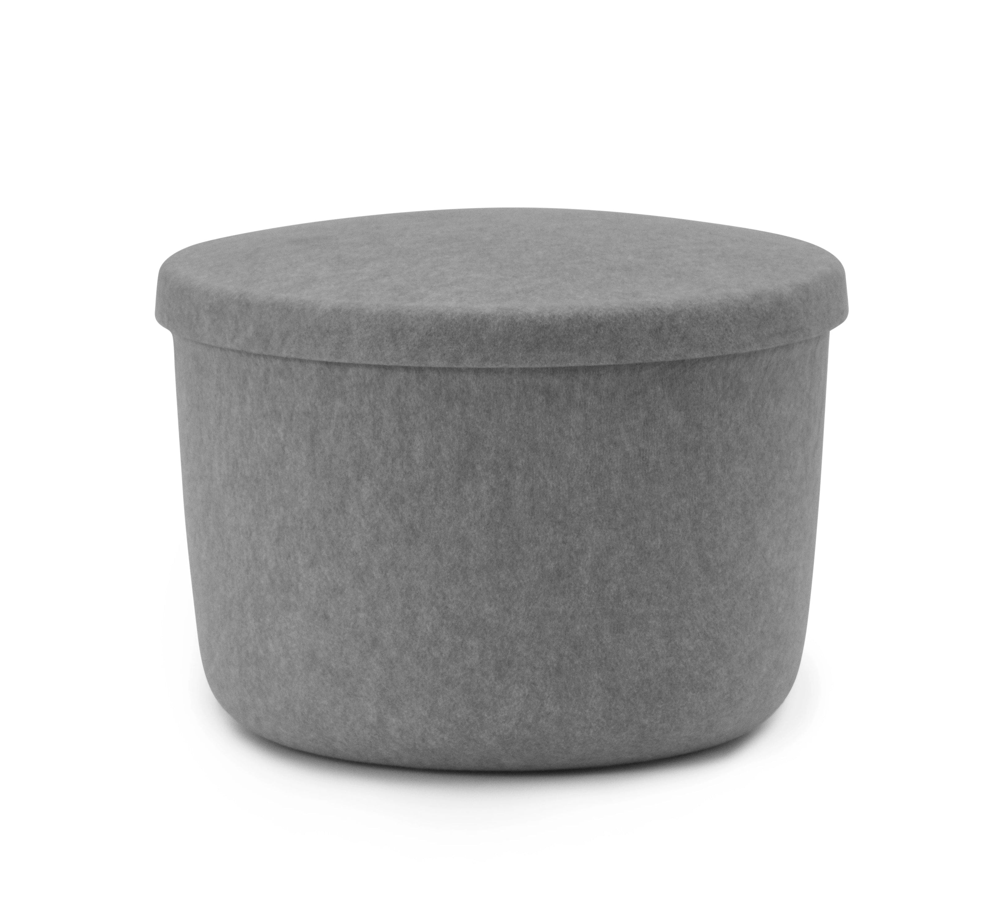 Puf ze schowkiem HIDE szary – Normann Copenhagen