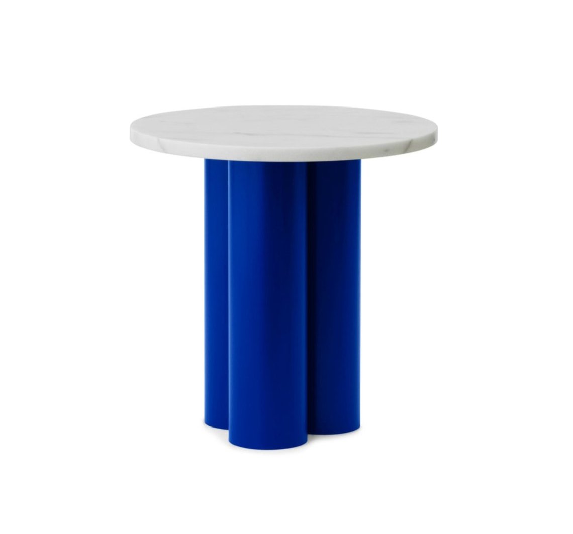 Seitentisch dit blaue Basis
